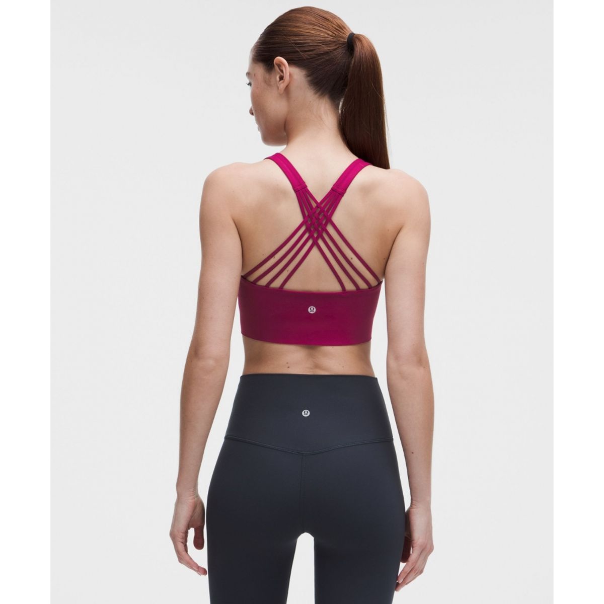 룰루레몬(LULULEMON) 플렉시플렉스 스트래피 롱라인 요가 브라 *라이트 서포트, A C컵