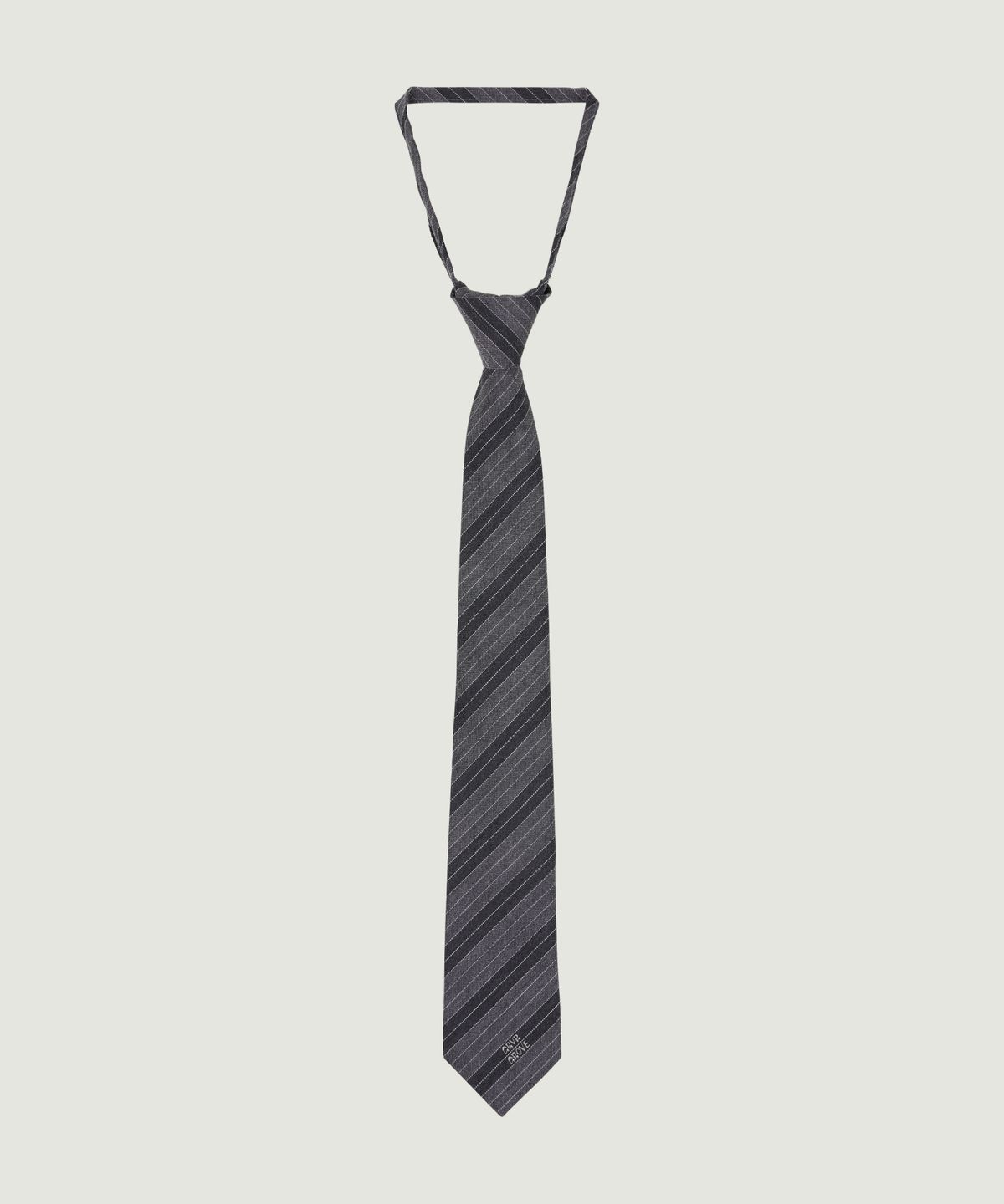 그로브(GROVE) ZOYA STRIPE TIE (GRAY)