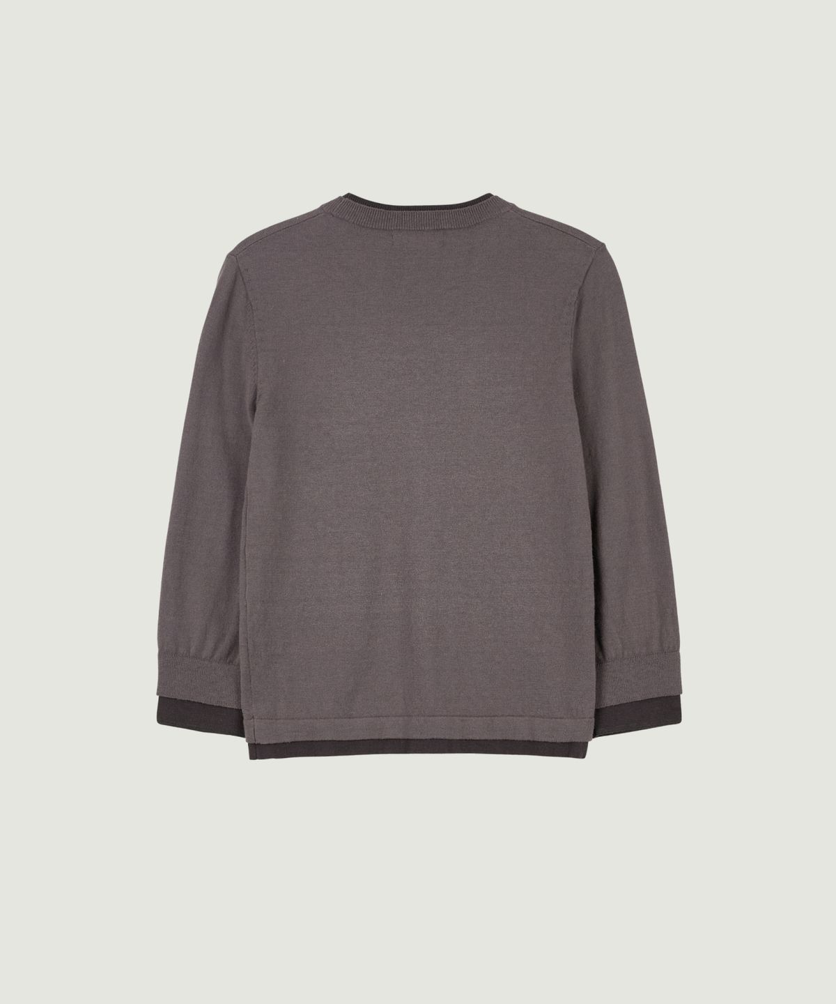 그로브(GROVE) WILSEY LAYERED KNIT (MOCHA)