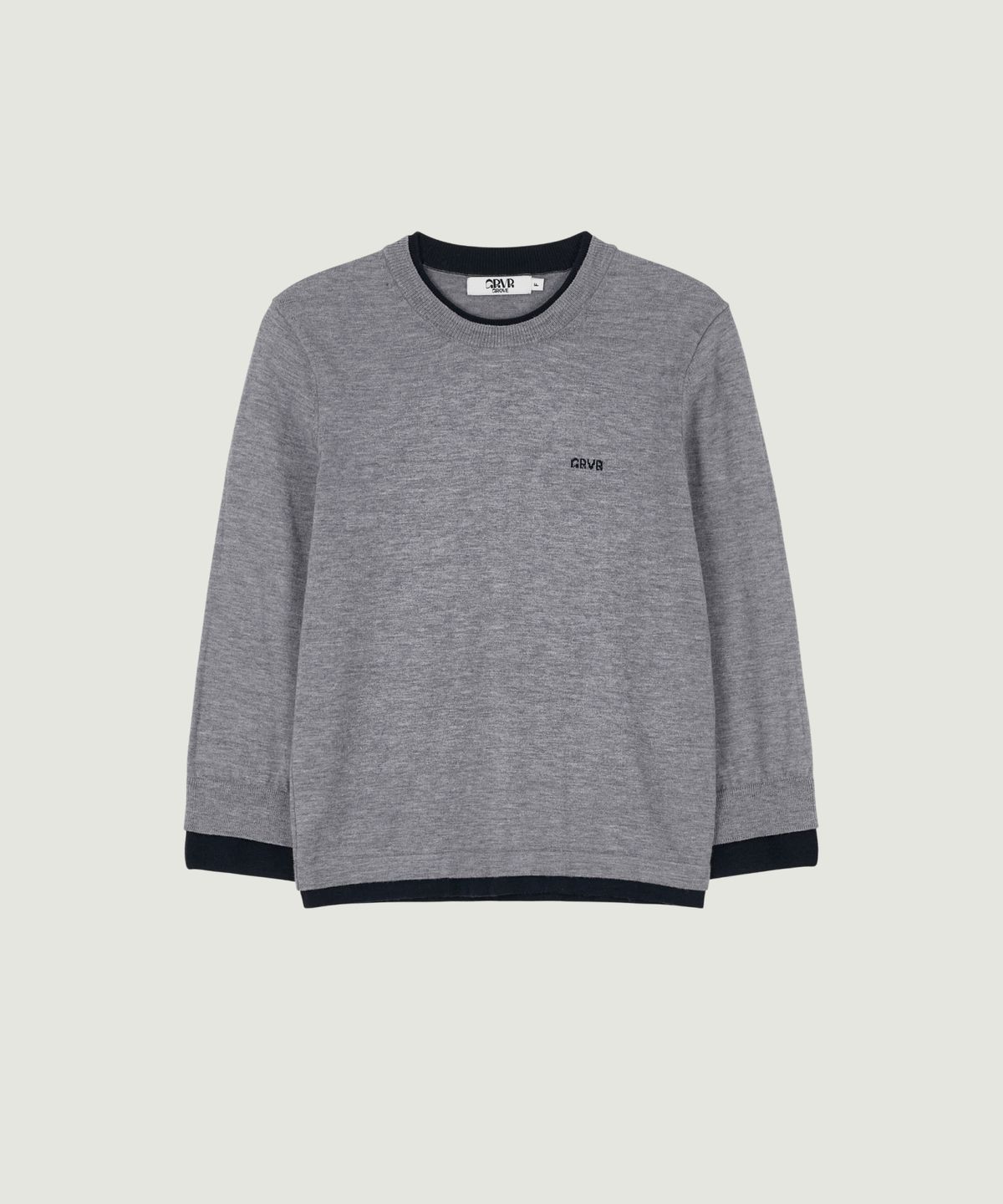 그로브(GROVE) WILSEY LAYERED KNIT (GRAY)