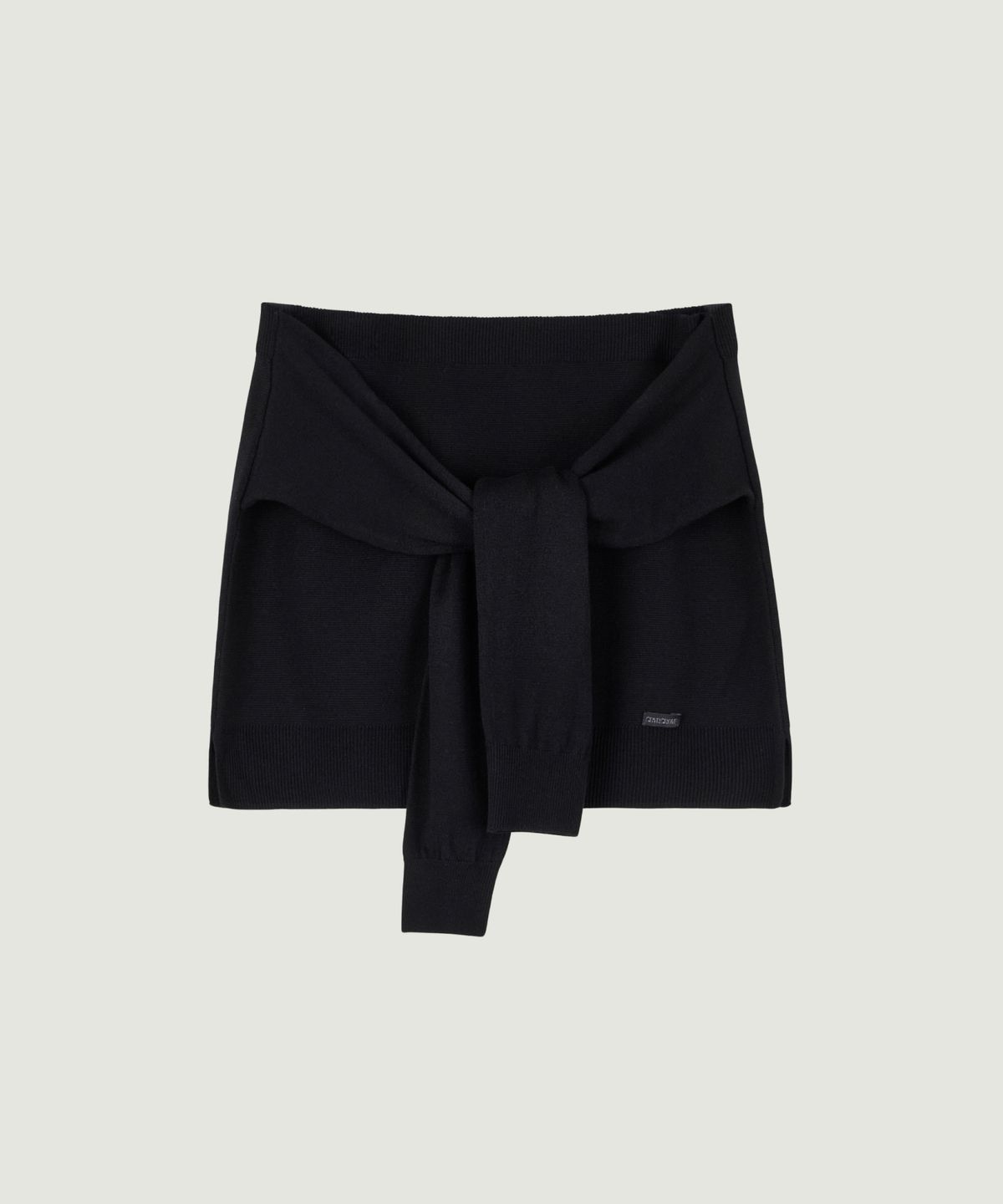 그로브(GROVE) DANIKA TIE SKIRT (BLACK)