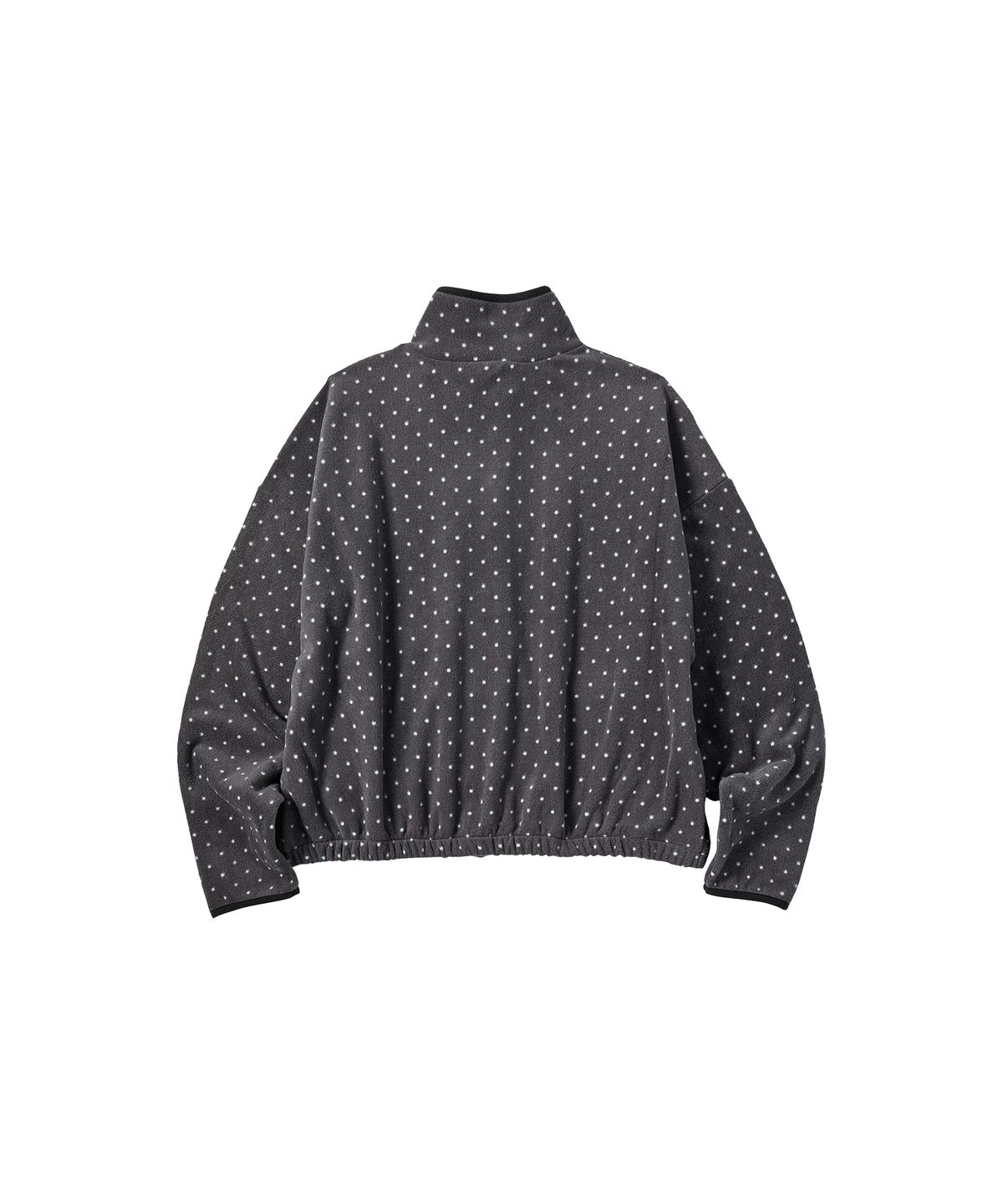꼬모니노즈(COMONINOZ) CMNZ DOT FLEECE ZIP-UP [DEEP GRAY]