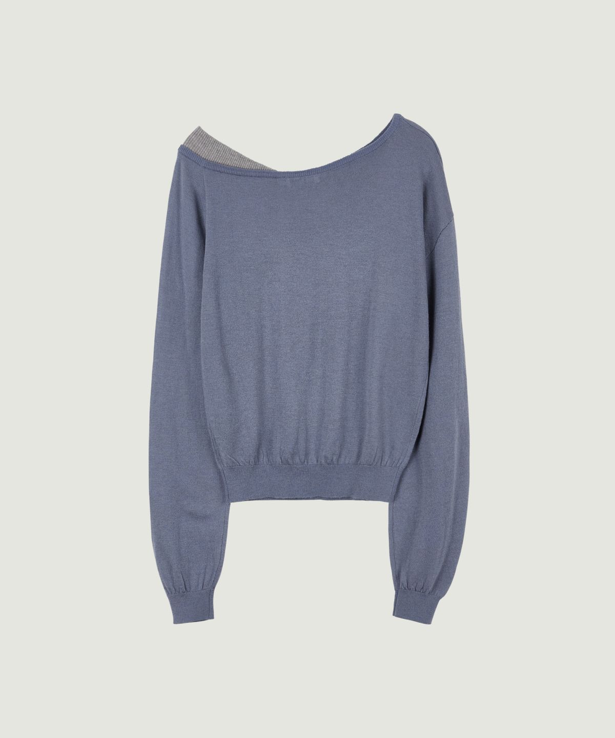그로브(GROVE) 26FW EDEN COMBI KNIT (BLUE)