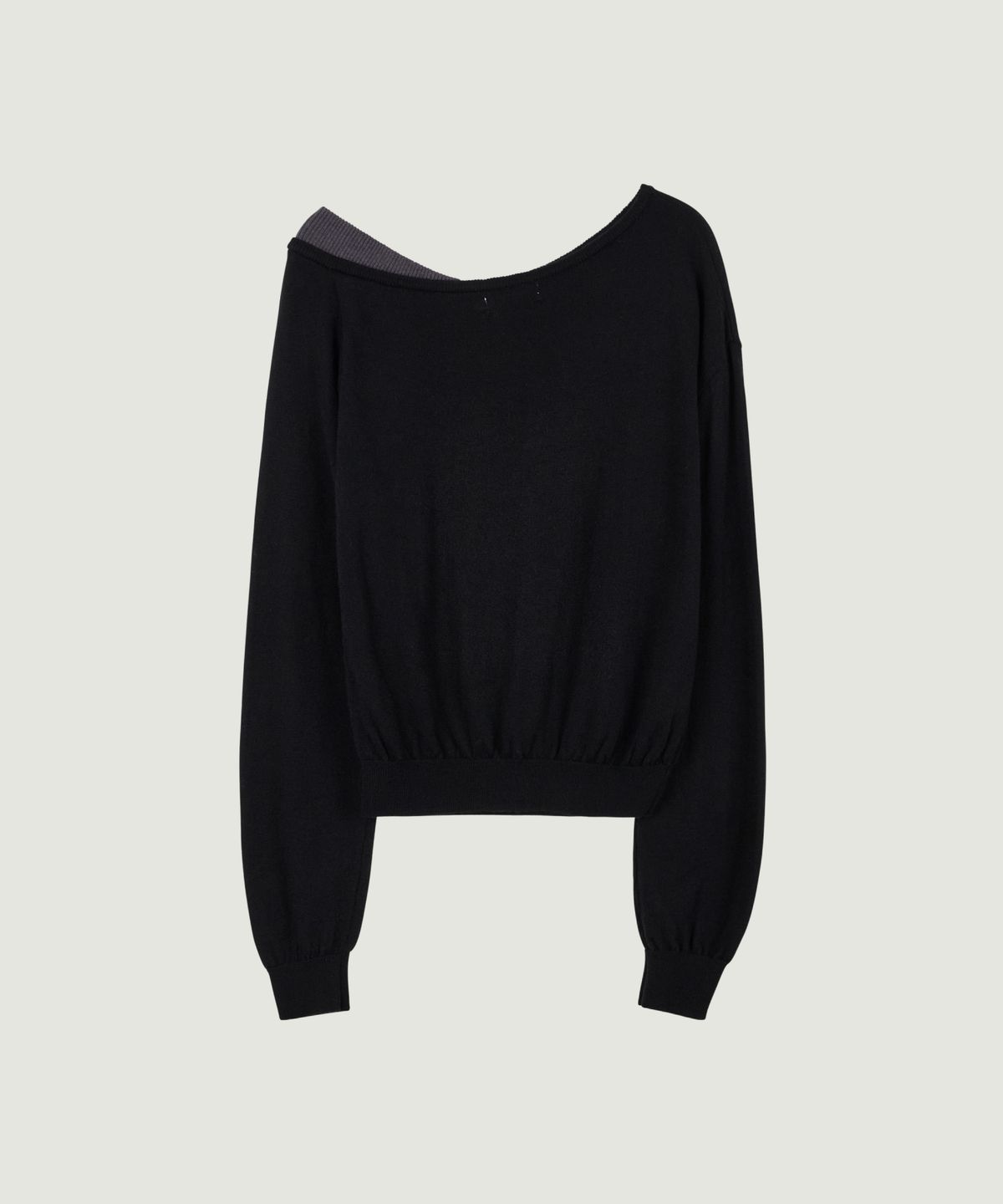그로브(GROVE) 26FW EDEN COMBI KNIT (BLACK)