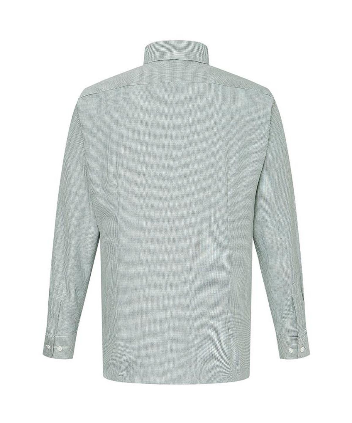 닥스셔츠(DAKS SHIRTS) 노케어 울혼방 마이크로체크셔츠 슬림핏 그린_DMA1SHDL322E1