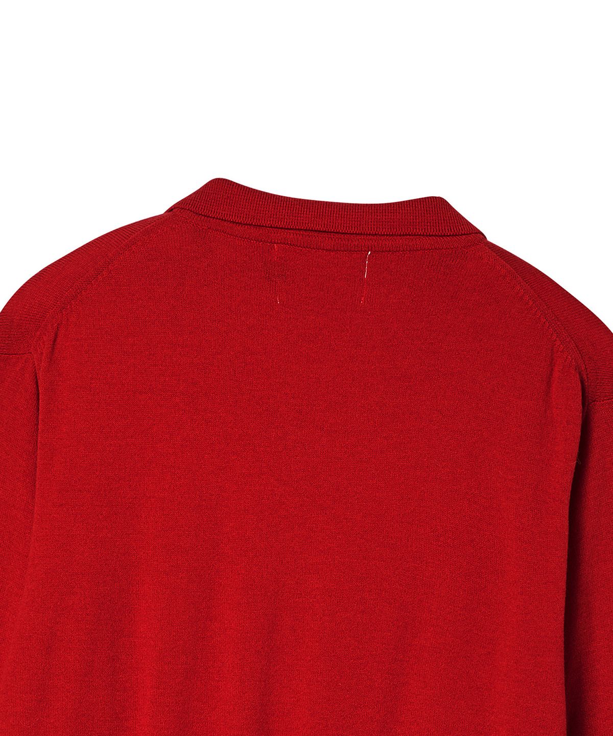 비욘드클로젯(BEYOND CLOSET) [COLLECTION LINE] 파인 울 피트 카라 니트 레드