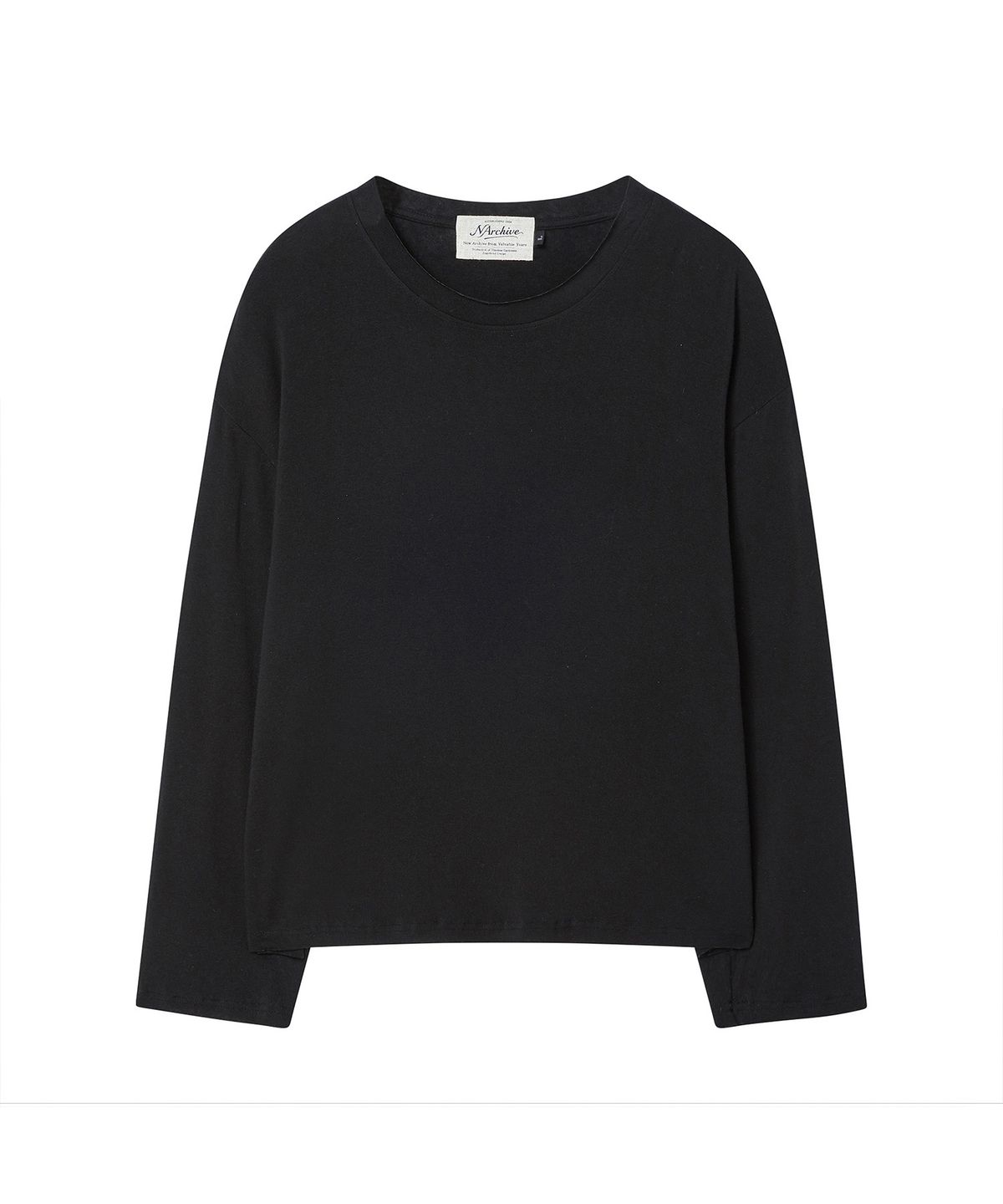 비욘드클로젯(BEYOND CLOSET) [COLLECTION LINE] 소프트 울 롱 슬리브 블랙