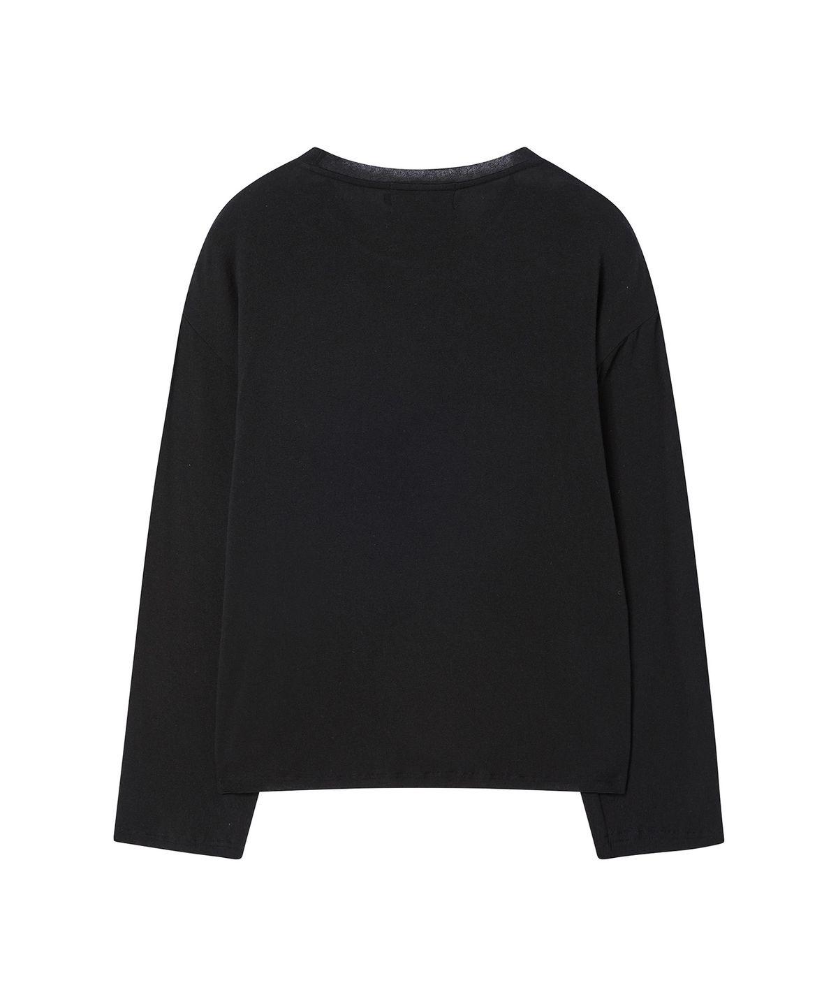 비욘드클로젯(BEYOND CLOSET) [COLLECTION LINE] 소프트 울 롱 슬리브 블랙