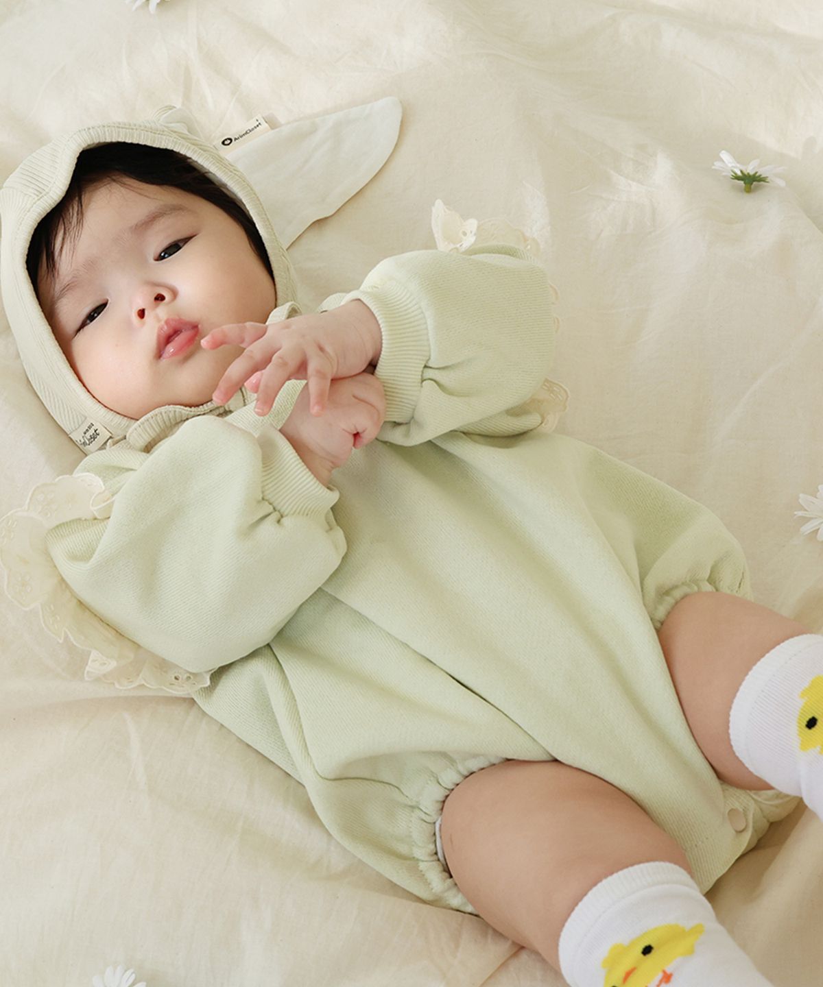 아림클로젯(ARIMCLOSET) 우리 아가도 언제나 그렇게 어여쁘게 - 아기 맨투맨 바디슈트