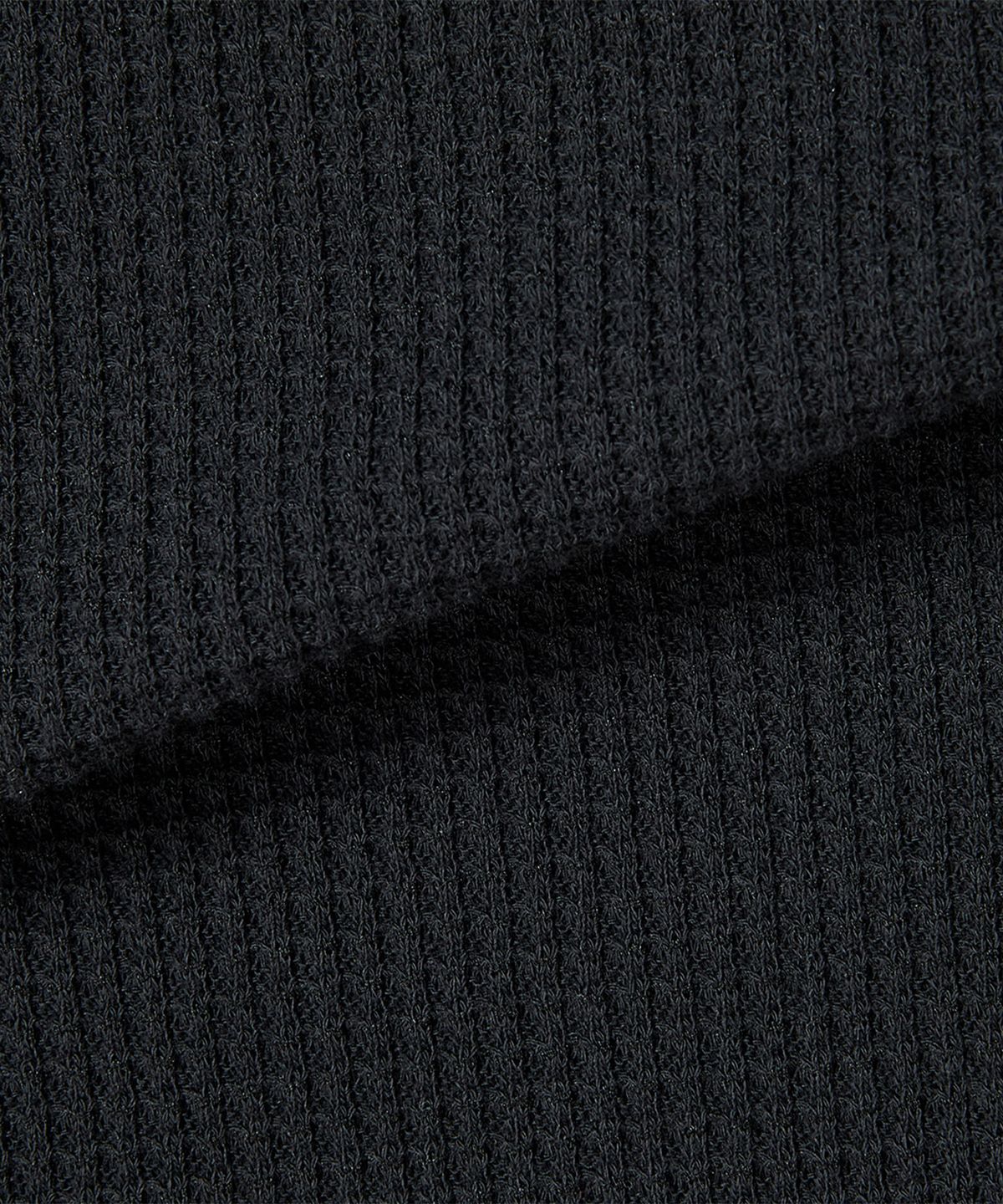 비욘드클로젯(BEYOND CLOSET) [COLLECTION LINE] 워시드 코튼 와플 헨리넥 티셔츠 블랙