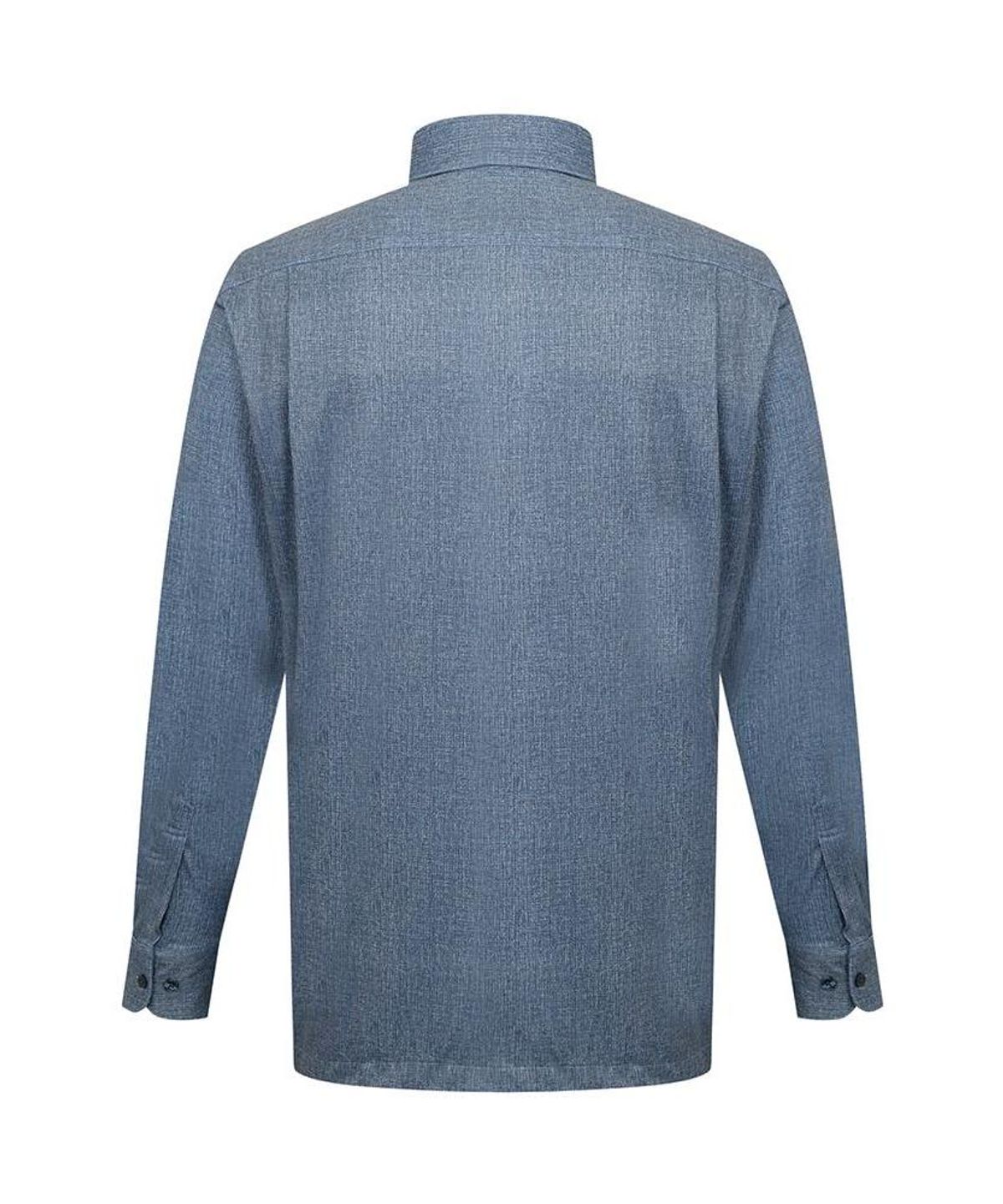 닥스셔츠(DAKS SHIRTS) 노케어 레이온혼방 프린트 셔츠 레귤러핏 네이비_DMA3SHCL101N1