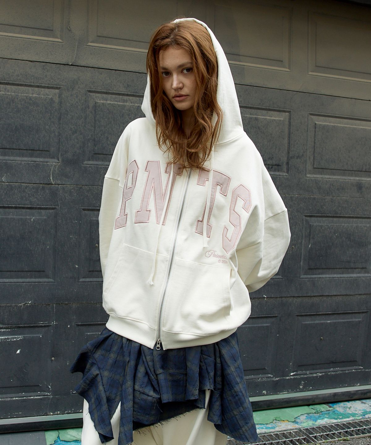 페이네틱(PAINETIC) PNTS Soft Zip-up Hoodie (IVORY)
