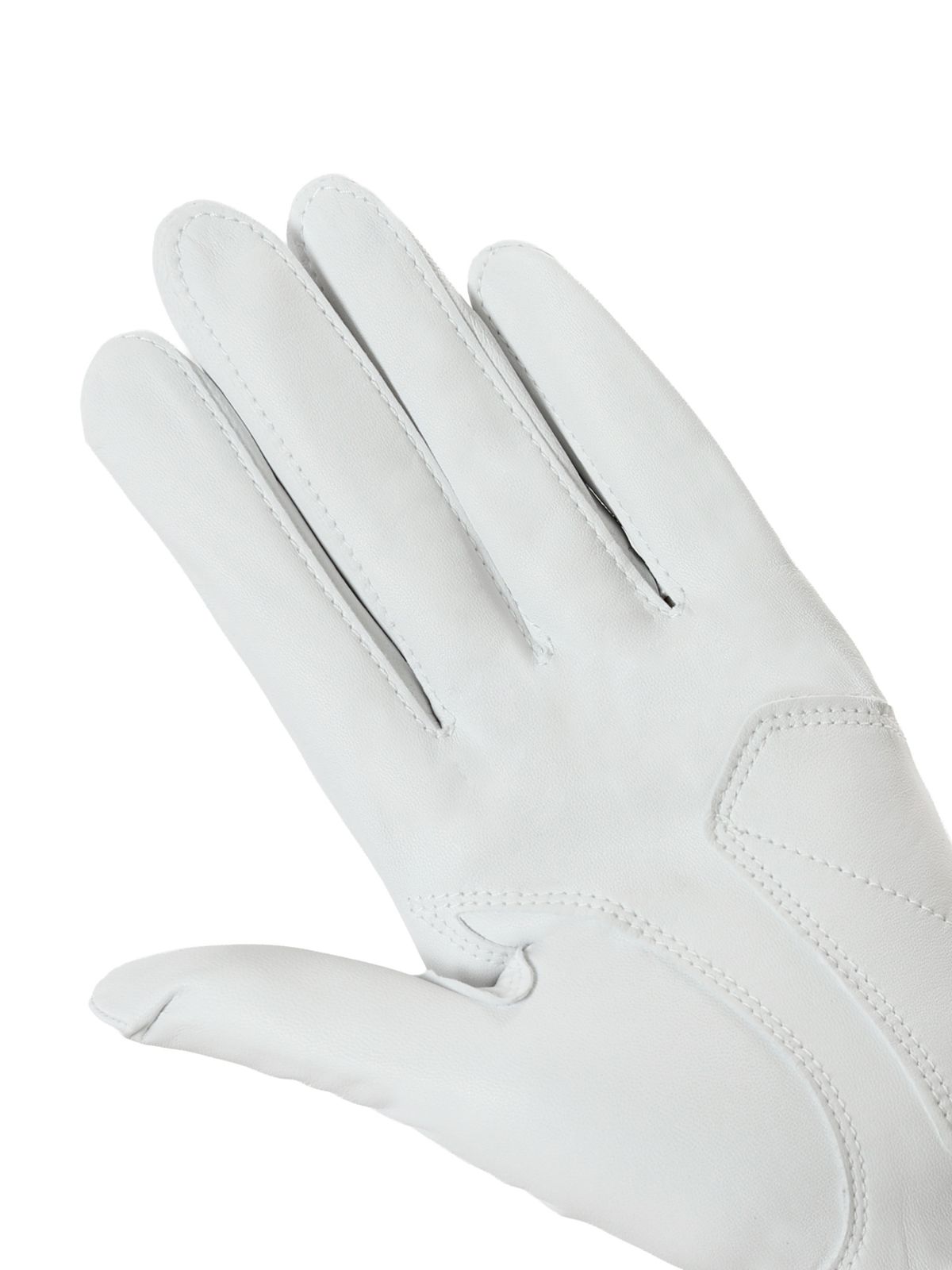 와이드앵글(WIDEANGLE) TO 양피 화이트 왼손 골프 장갑_Khaki