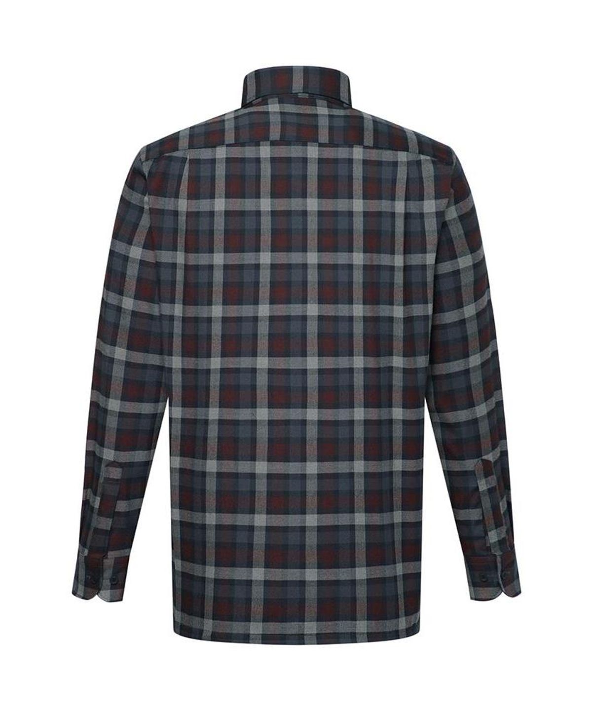 닥스셔츠(DAKS SHIRTS) 이지케어 폴리혼방 체크셔츠 레귤러핏 그레이_DLW2SHCL423G1