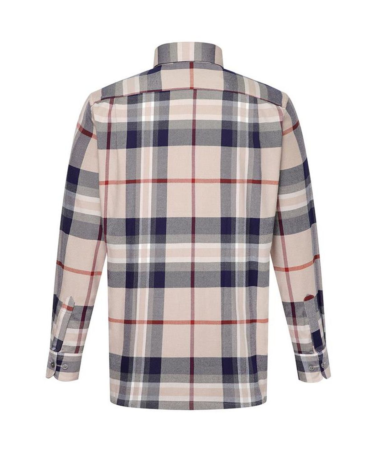 닥스셔츠(DAKS SHIRTS) 이지케어 폴리혼방 체크셔츠 레귤러핏 베이지_DLW2SHCL440I1