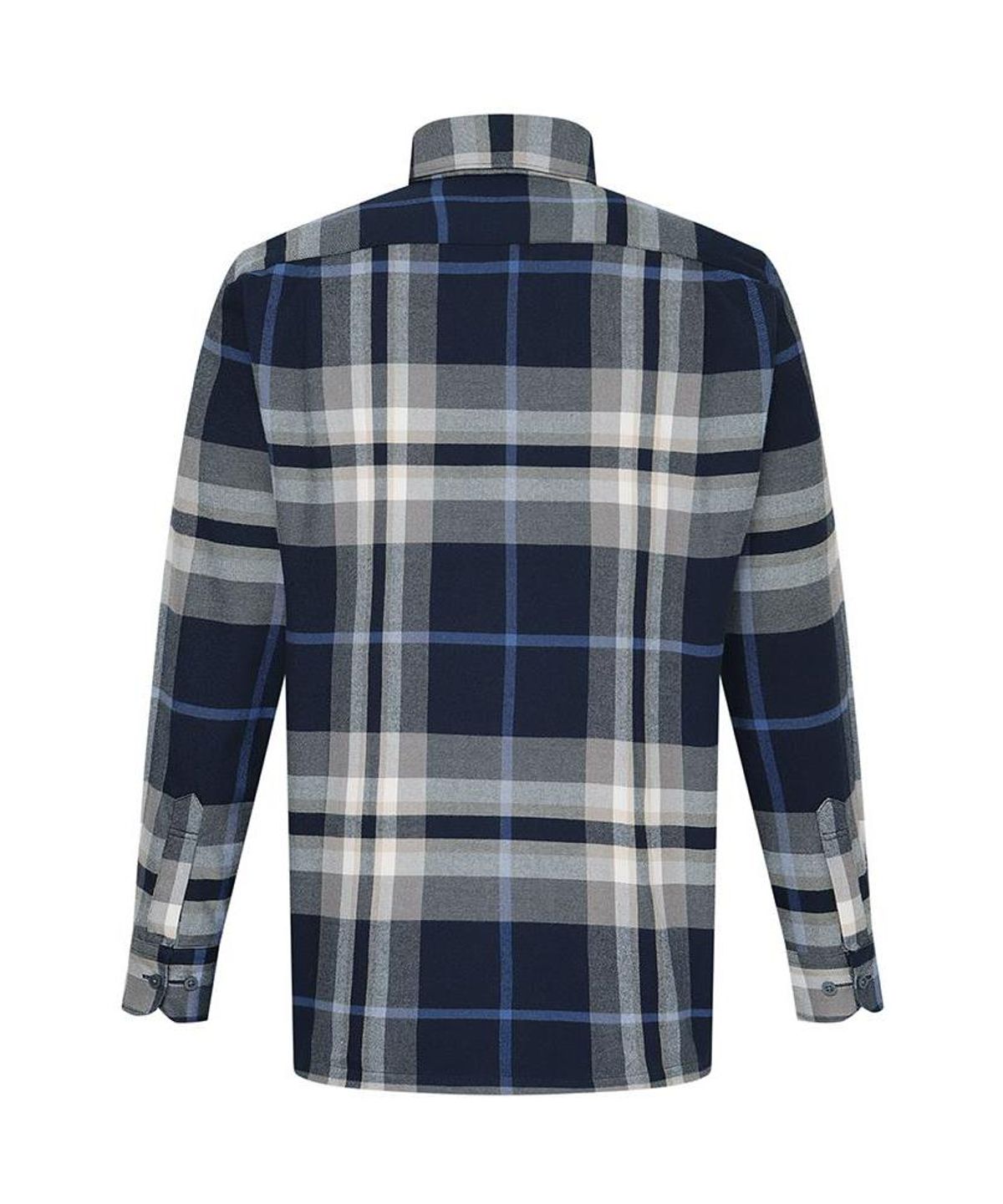 닥스셔츠(DAKS SHIRTS) 이지케어 폴리혼방 체크셔츠 레귤러핏 네이비_DLW2SHCL441N1