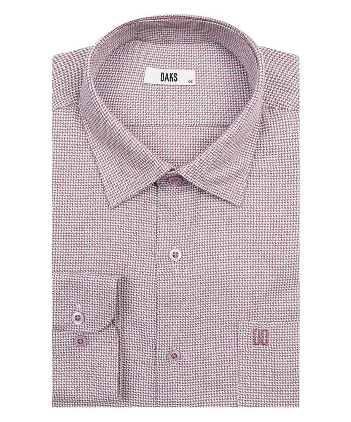 닥스셔츠(DAKS SHIRTS) 노케어 폴리혼방 체크셔츠 레귤러핏 레드_DMW3SHCL102R1