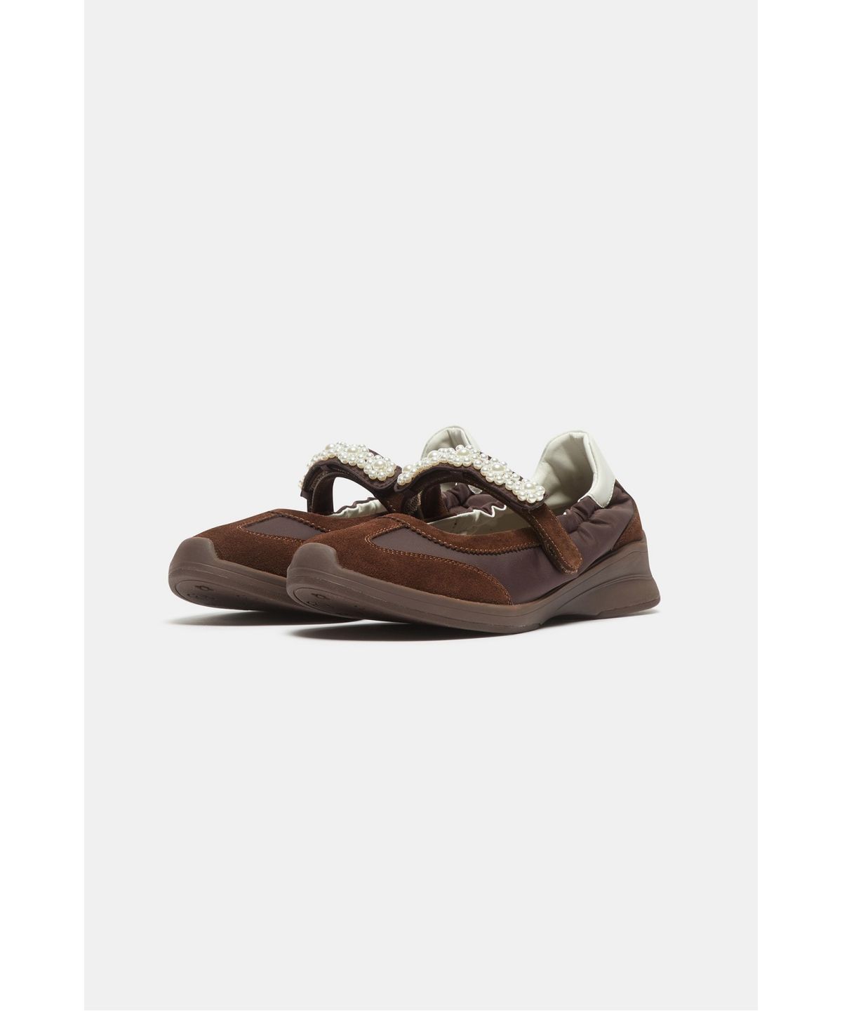 슈콤마보니(SUECOMMA BONNIE) Blossom maryjane sneakers(brown)_DG4DA26517BRN