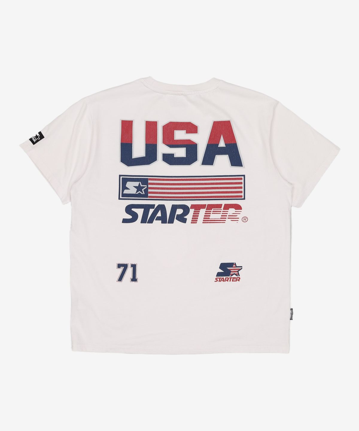 스타터(STARTER) USA 그래픽 반소매 (화이트) SA242ISS09_WHT M