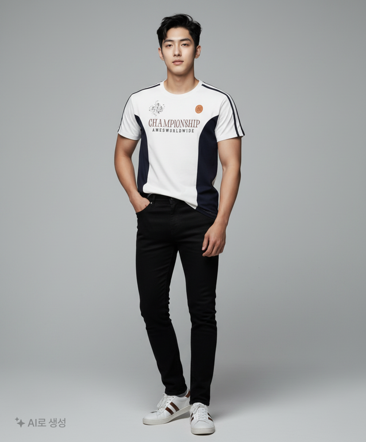 아메스 월드와이드(AMES-WORLDWIDE) 반소매 티셔츠 L