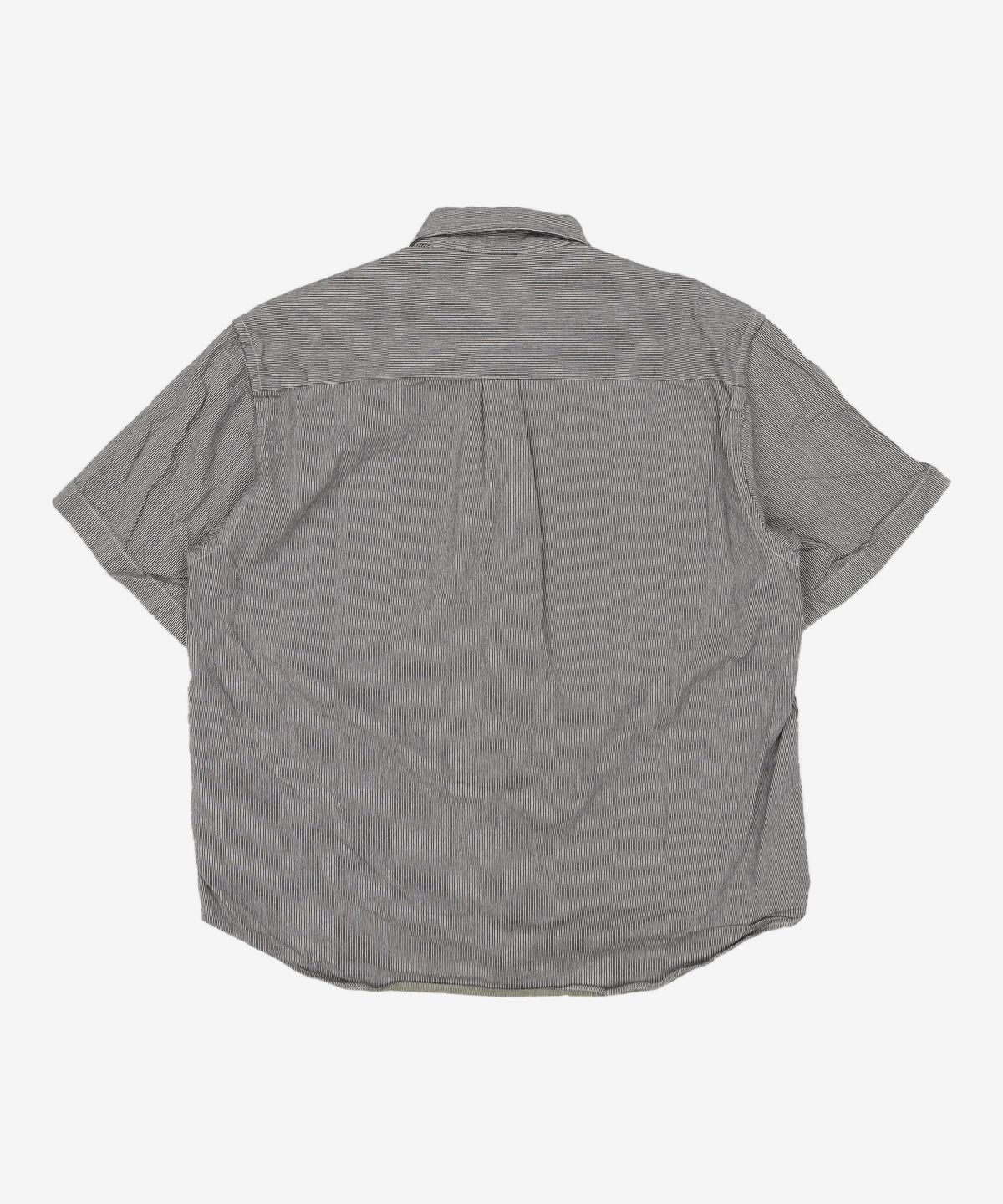 프리즘웍스(FRIZMWORKS) PIN STRIPE HALF SHIRT _ OLIVE M