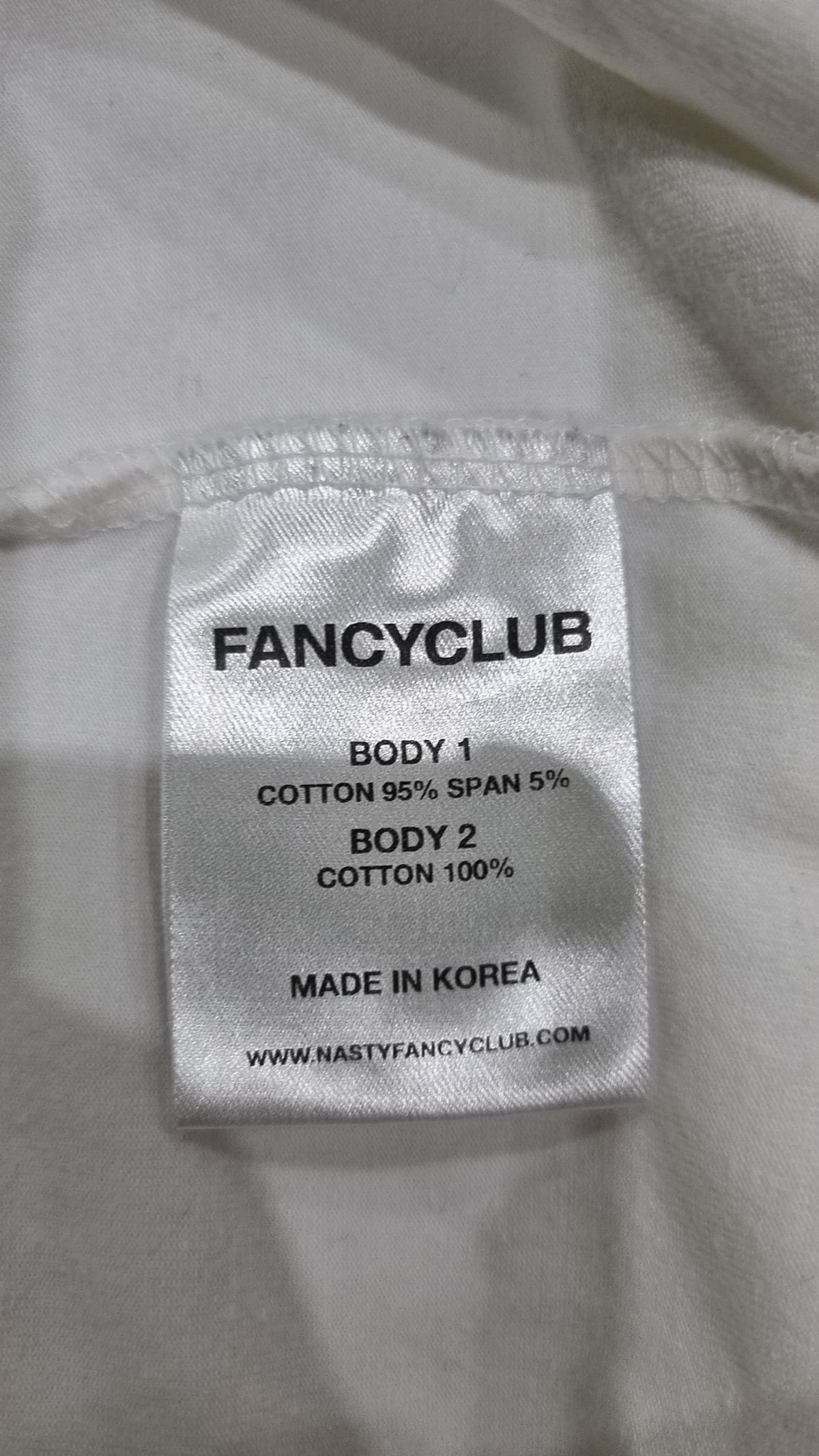 팬시클럽(FANCY CLUB) 긴소매 티셔츠 FREE
