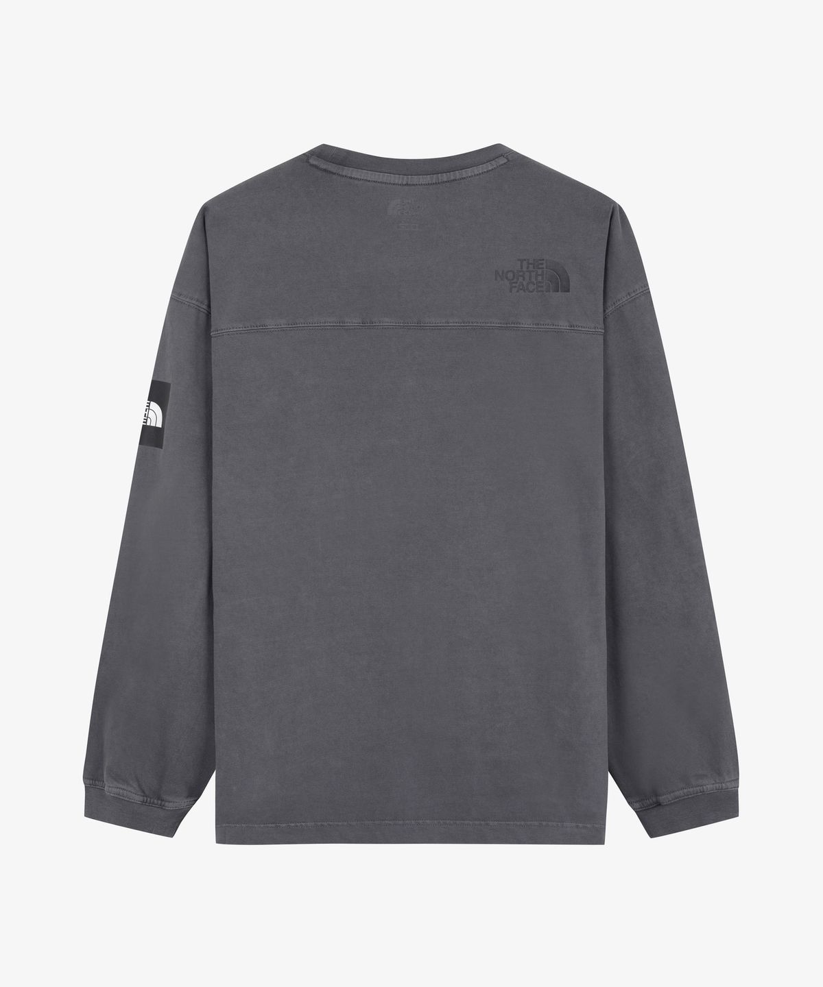 노스페이스(THE NORTH FACE) NT7TS51K 스티치 긴팔 티셔츠 DARK CHARCOAL
