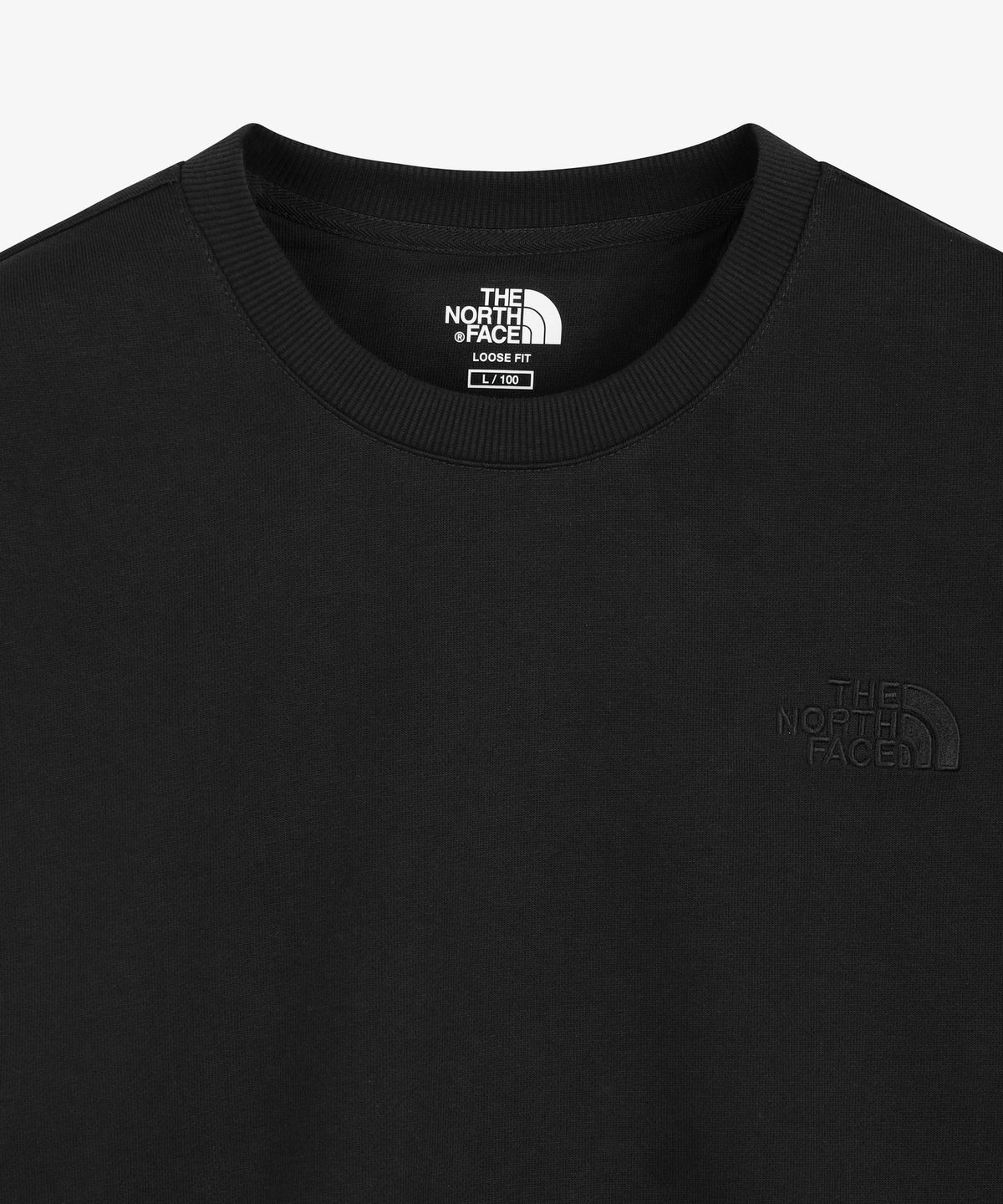노스페이스(THE NORTH FACE) NM5MS52J 화이트라벨 스웻셔츠 BLACK