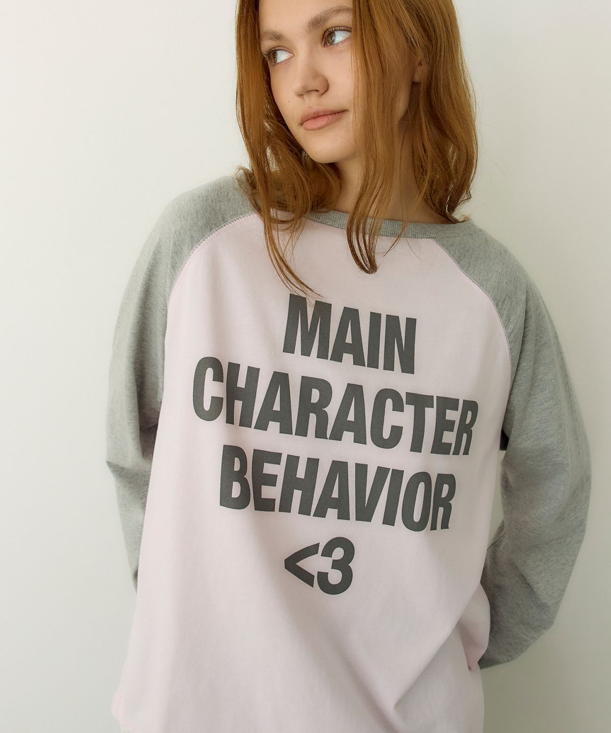 페이네틱(PAINETIC) Main Character Raglan Tee (GREY)