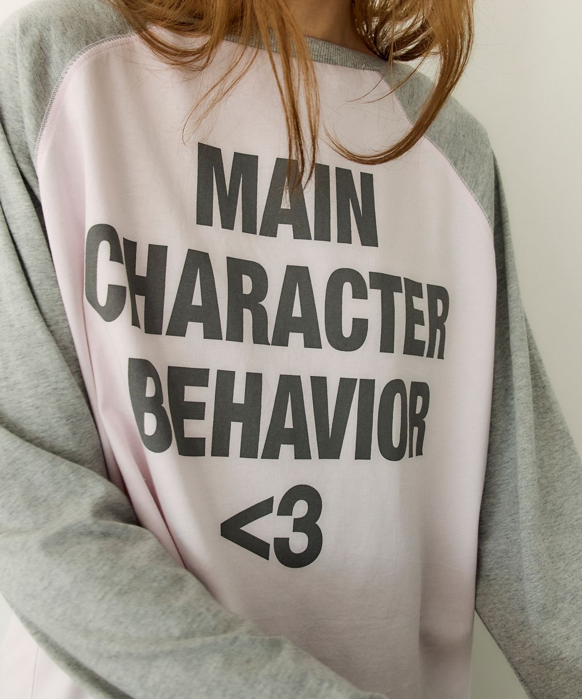 페이네틱(PAINETIC) Main Character Raglan Tee (GREY)