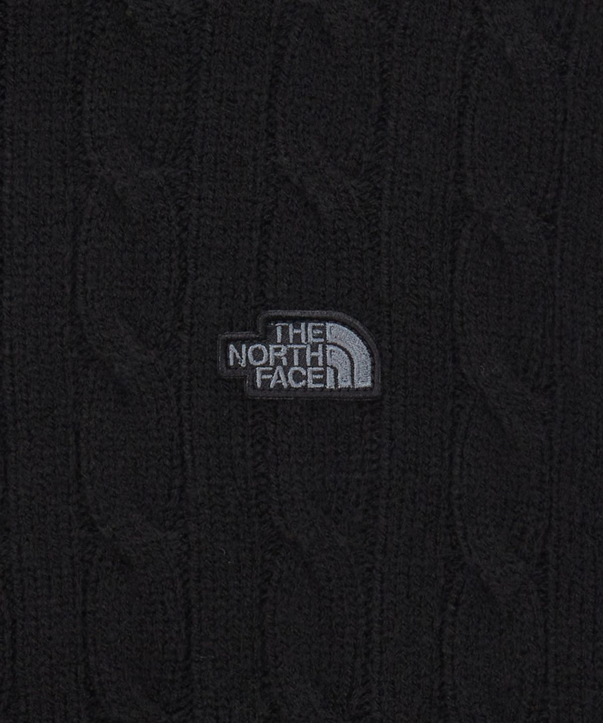 노스페이스(THE NORTH FACE) NT7AS53A 남성 케이블 스웨터 BLACK