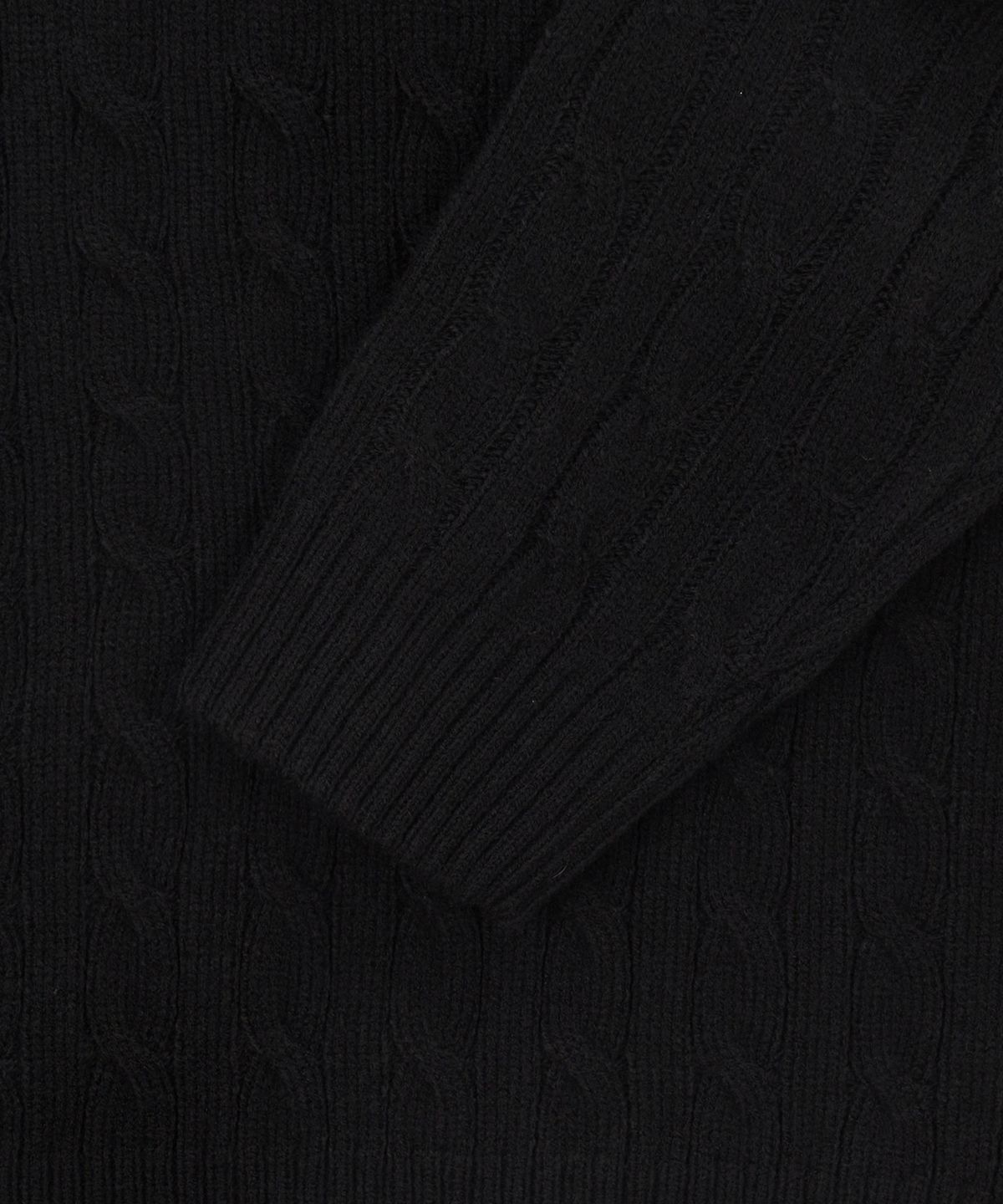 노스페이스(THE NORTH FACE) NT7AS53A 남성 케이블 스웨터 BLACK