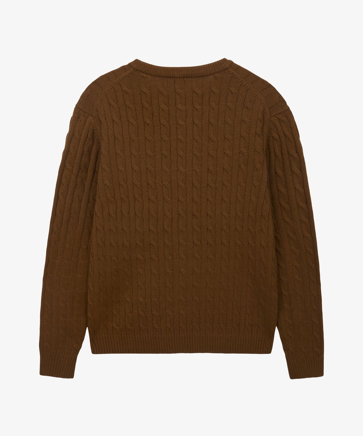 노스페이스(THE NORTH FACE) NT7AS53C 남성 케이블 스웨터 CHOCOLATE
