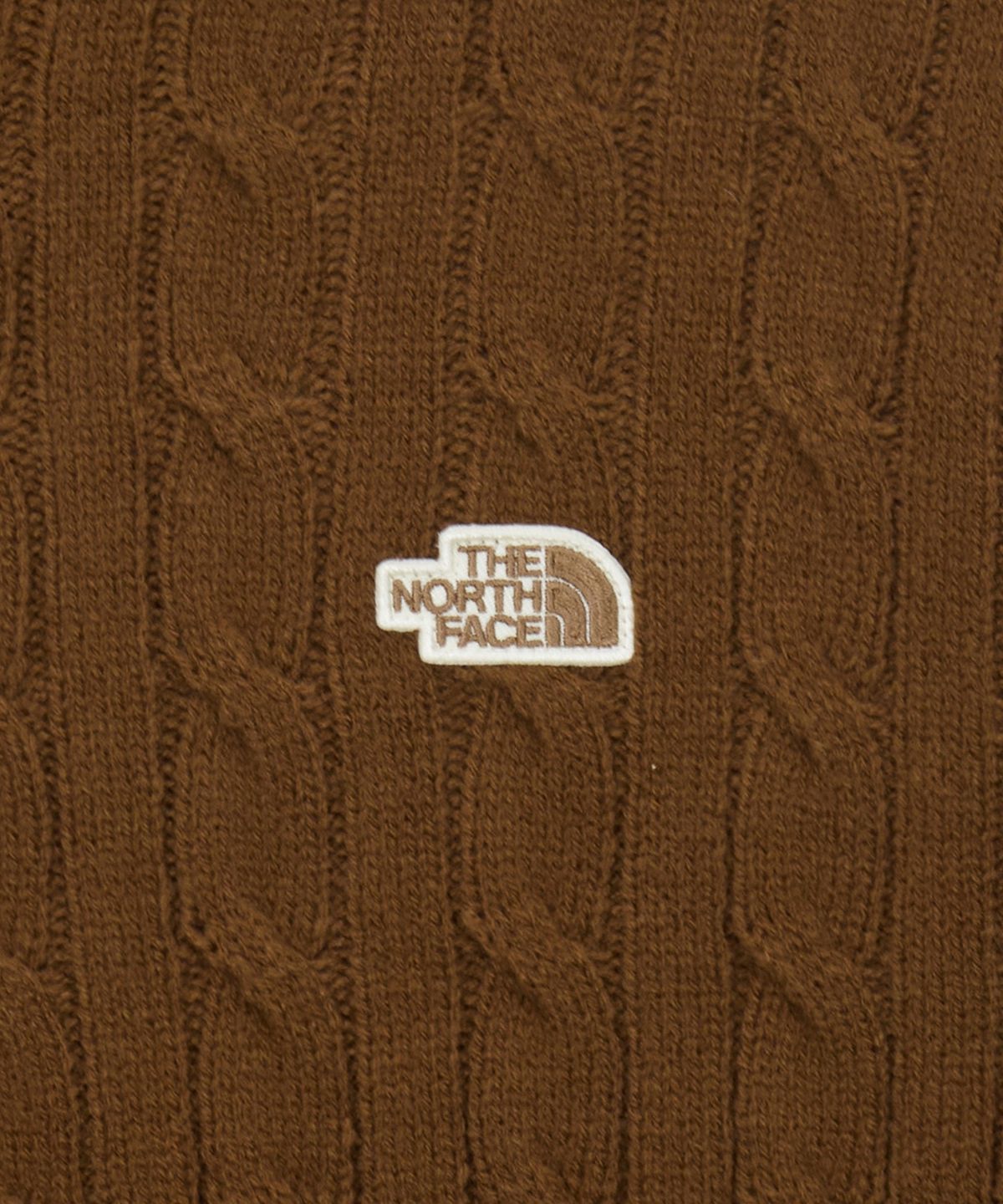 노스페이스(THE NORTH FACE) NT7AS53C 남성 케이블 스웨터 CHOCOLATE