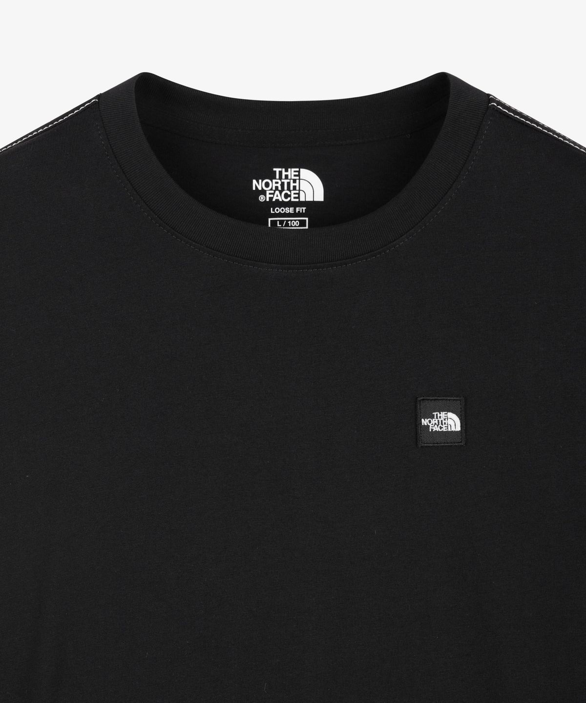 노스페이스(THE NORTH FACE) NT7TS50J 에센셜 긴팔 티셔츠 BLACK