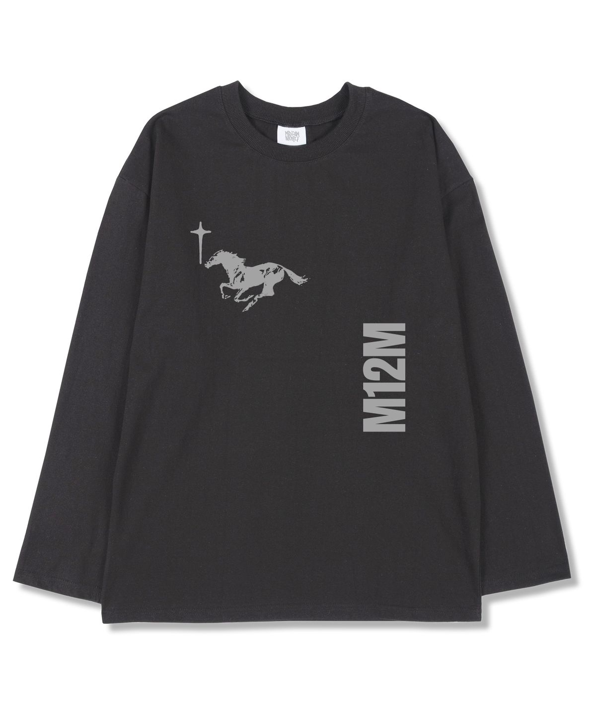 미드나잇12에이엠(MIDNIGHT12AM) 돈스탑런 오버핏 긴팔티셔츠 3color