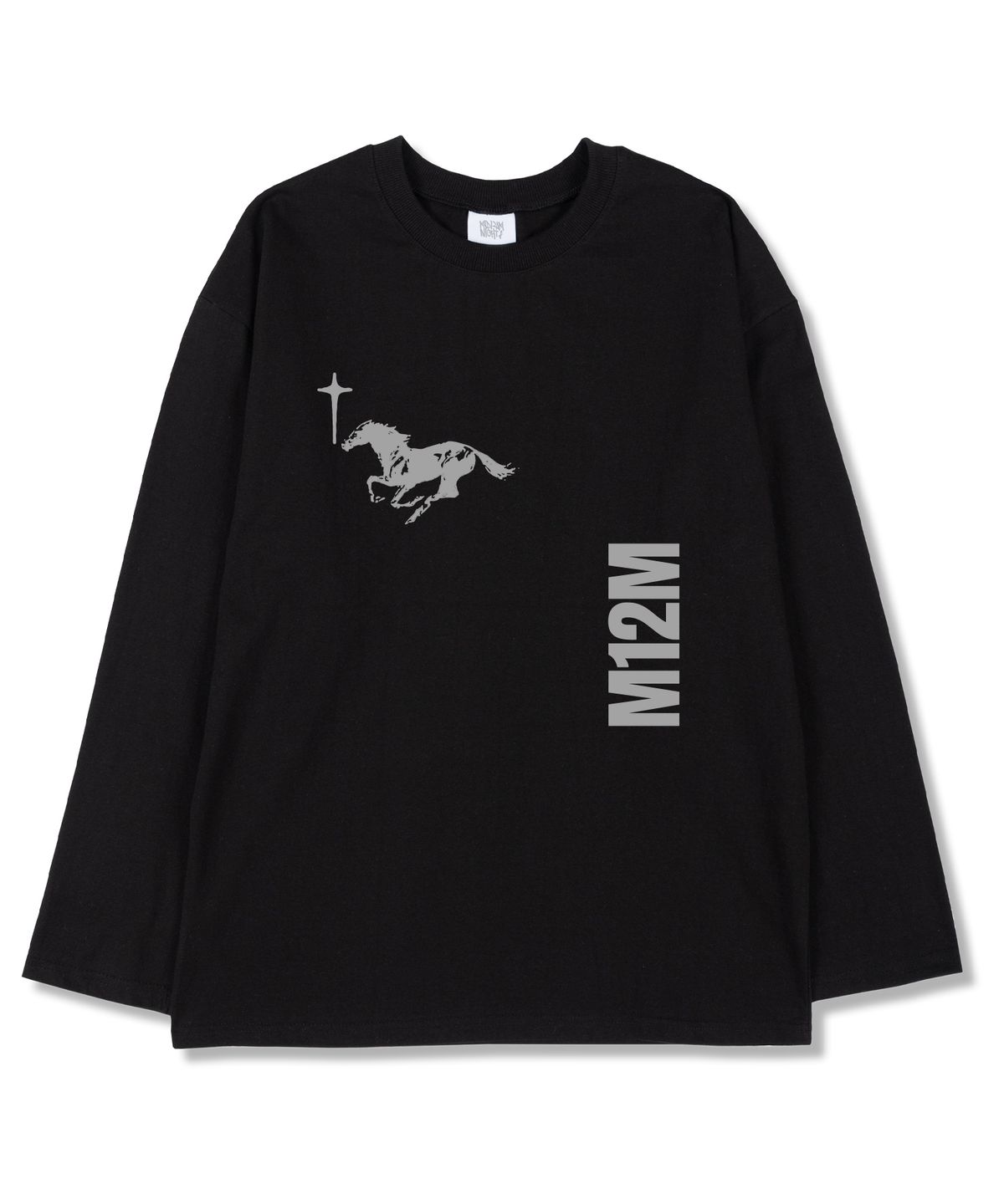 미드나잇12에이엠(MIDNIGHT12AM) 돈스탑런 오버핏 긴팔티셔츠 3color