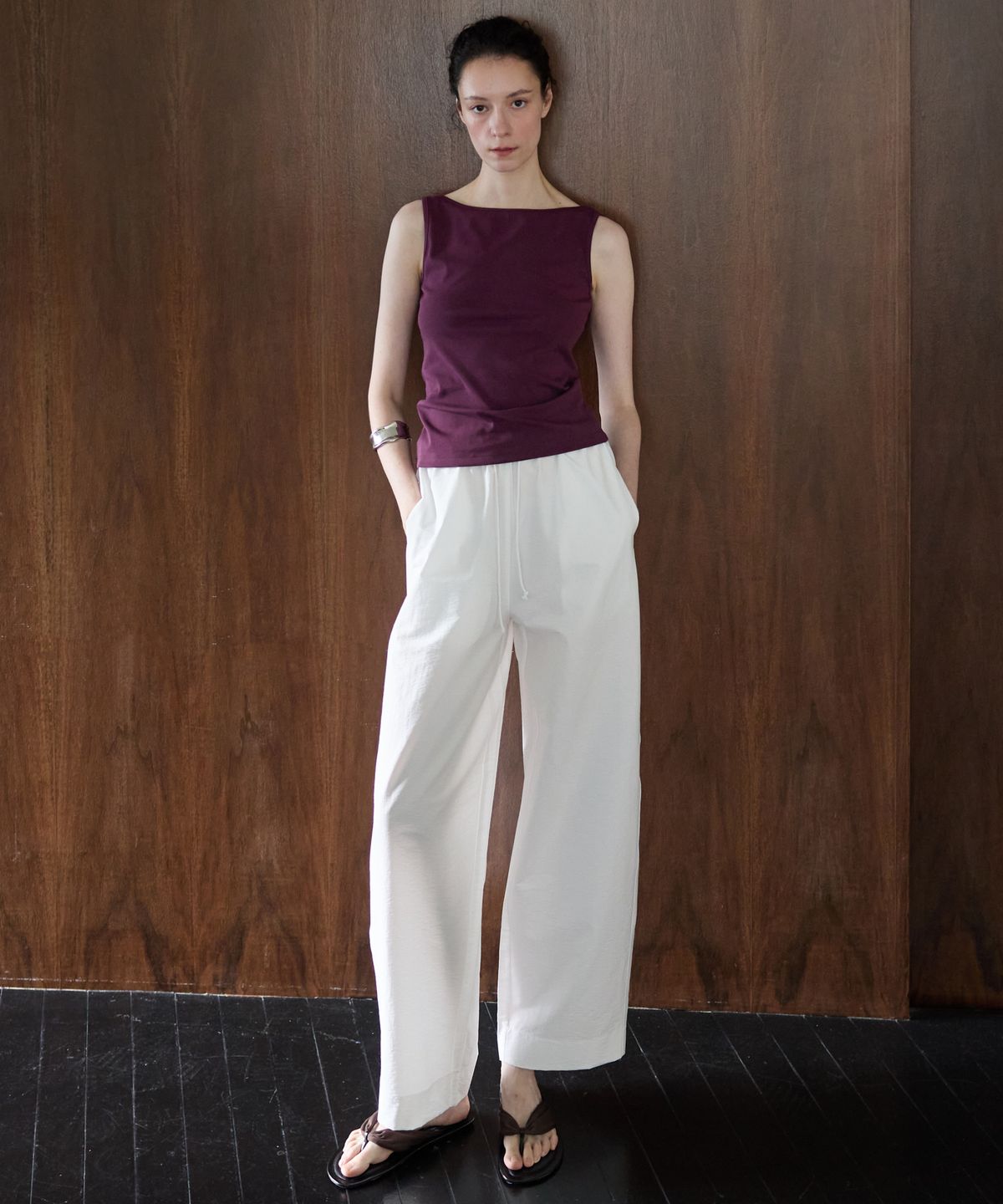 누베르(NUVERE) Scope Pants White