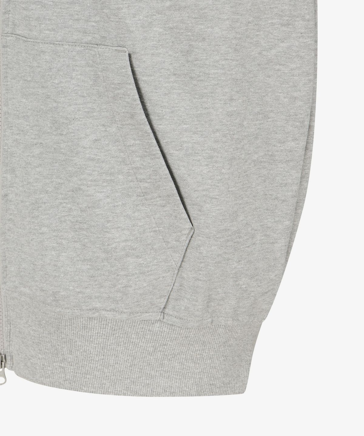 노스페이스(THE NORTH FACE) NJ5JS50K 화이트라벨 후드 집업 MELANGE GREY