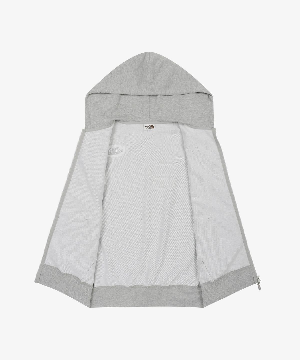 노스페이스(THE NORTH FACE) NJ5JS50K 화이트라벨 후드 집업 MELANGE GREY