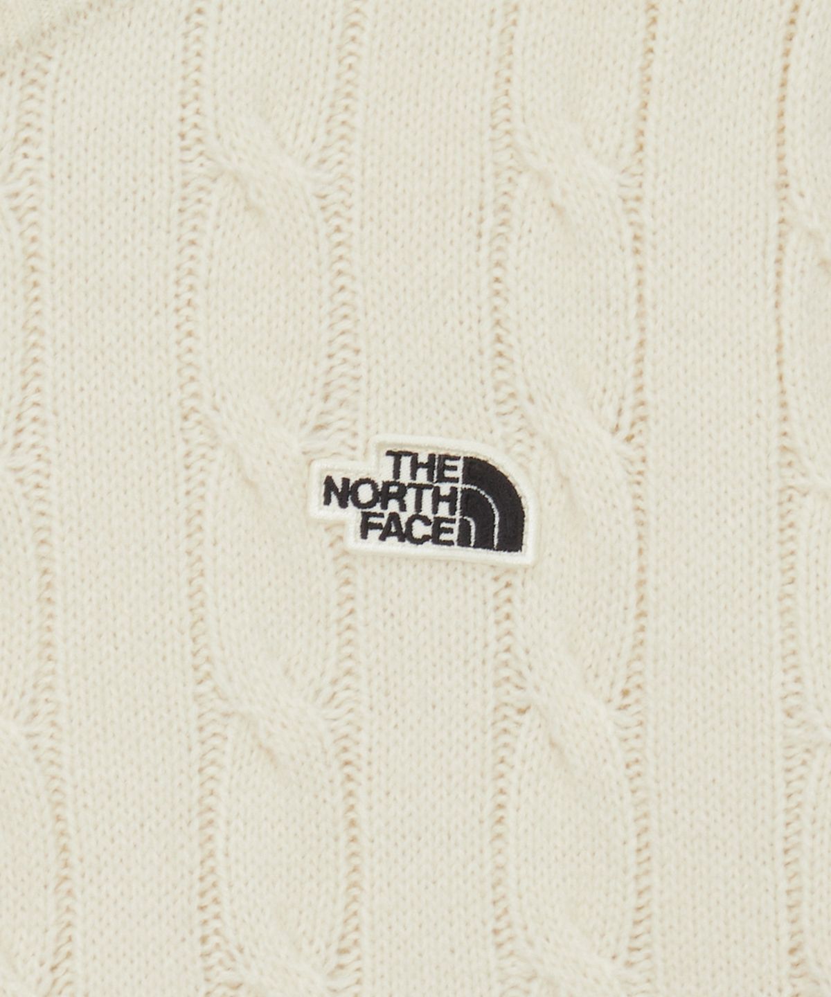 노스페이스(THE NORTH FACE) NT7AS82A 여성 케이블 스웨터 VANILLA