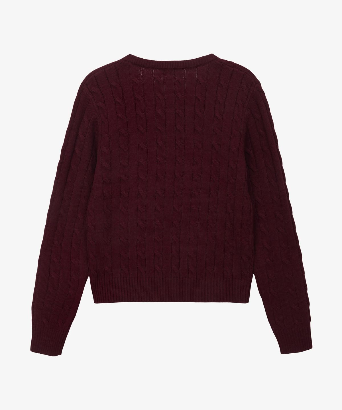 노스페이스(THE NORTH FACE) NT7AS82C 여성 케이블 스웨터 WINE