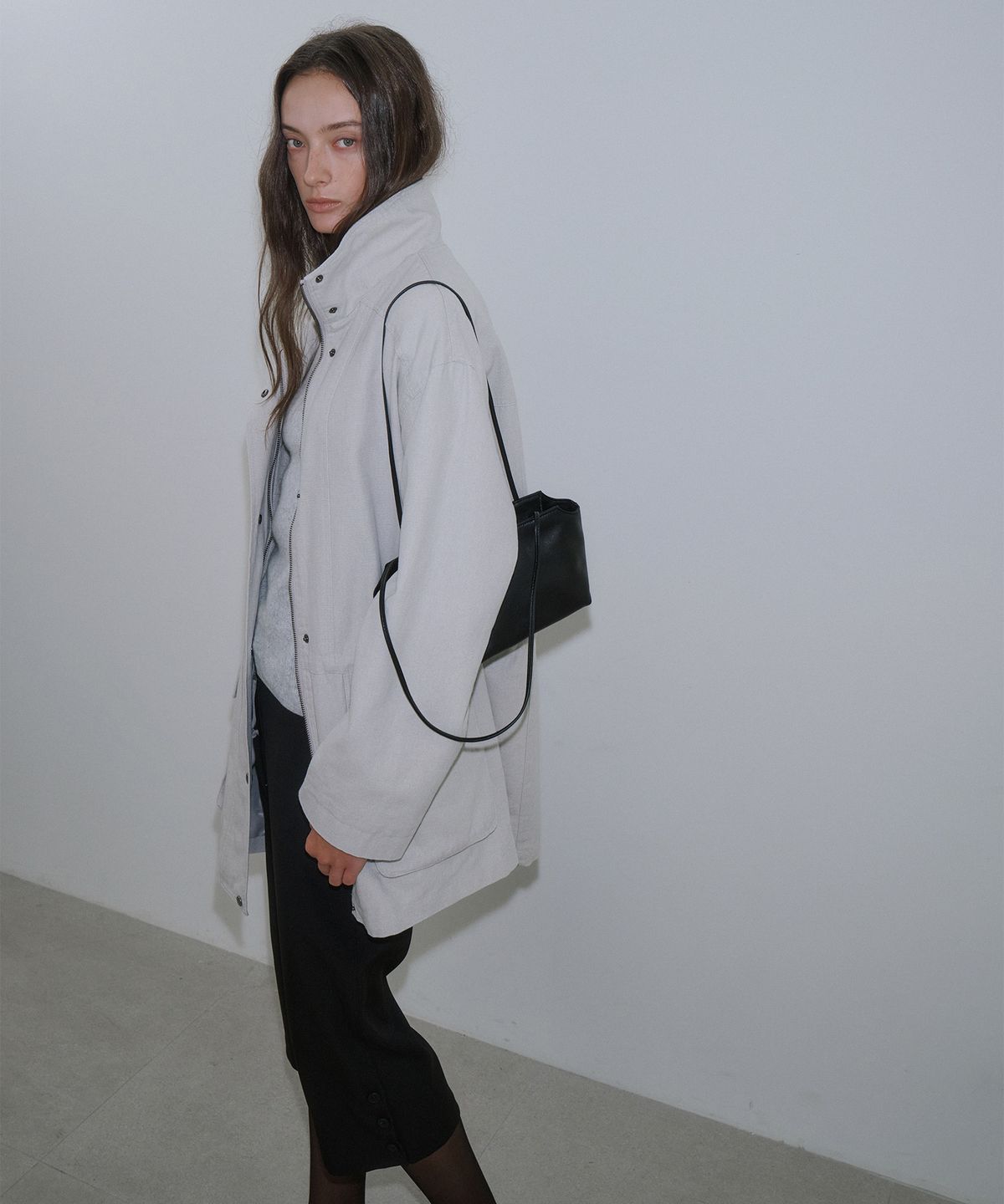 가더(GARDER) Pone Cotton Jumper (Light Beige)