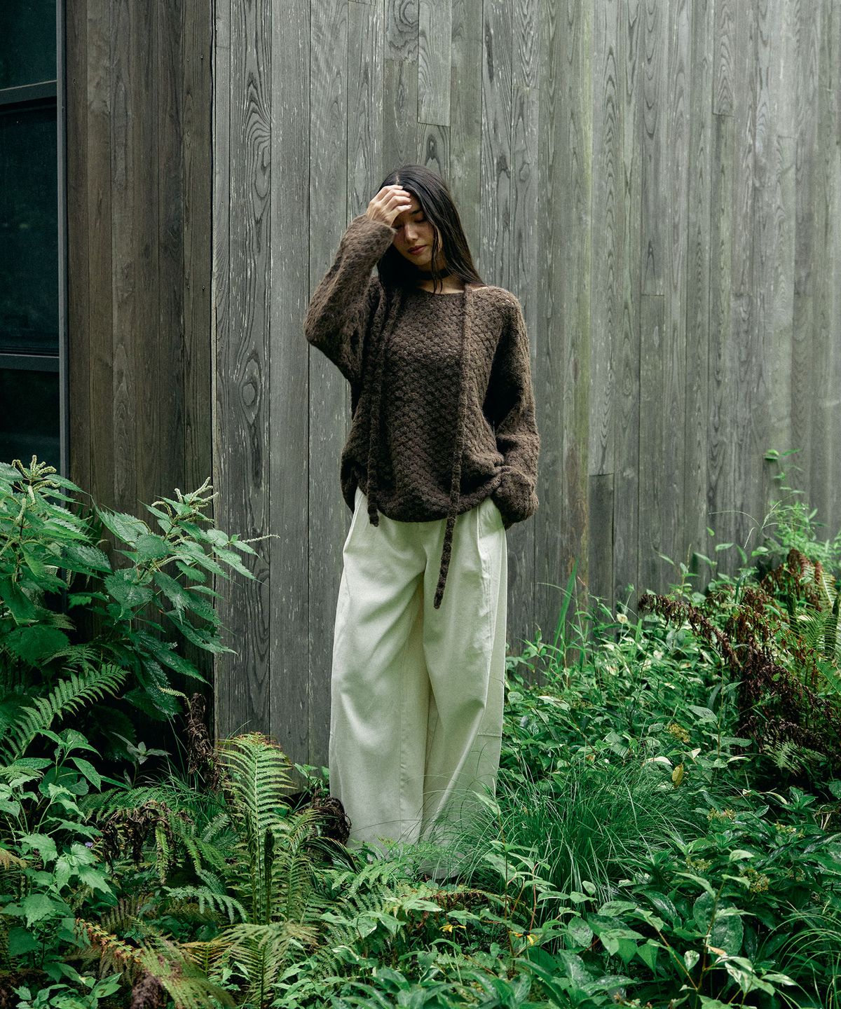 글로우노트(GLOWNOTE) WAFFLE Wool KNIT (2COLOR)