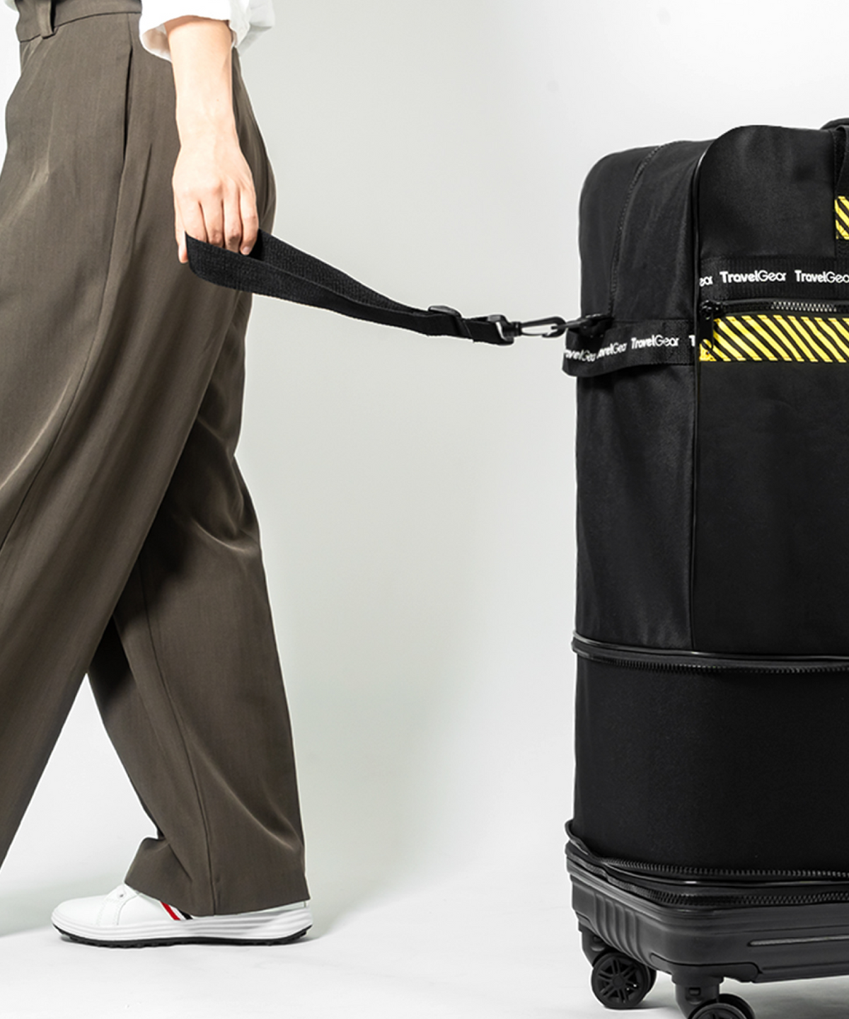 트래블기어(TRAVELGEAR) 저소음 PC 3단 이민가방