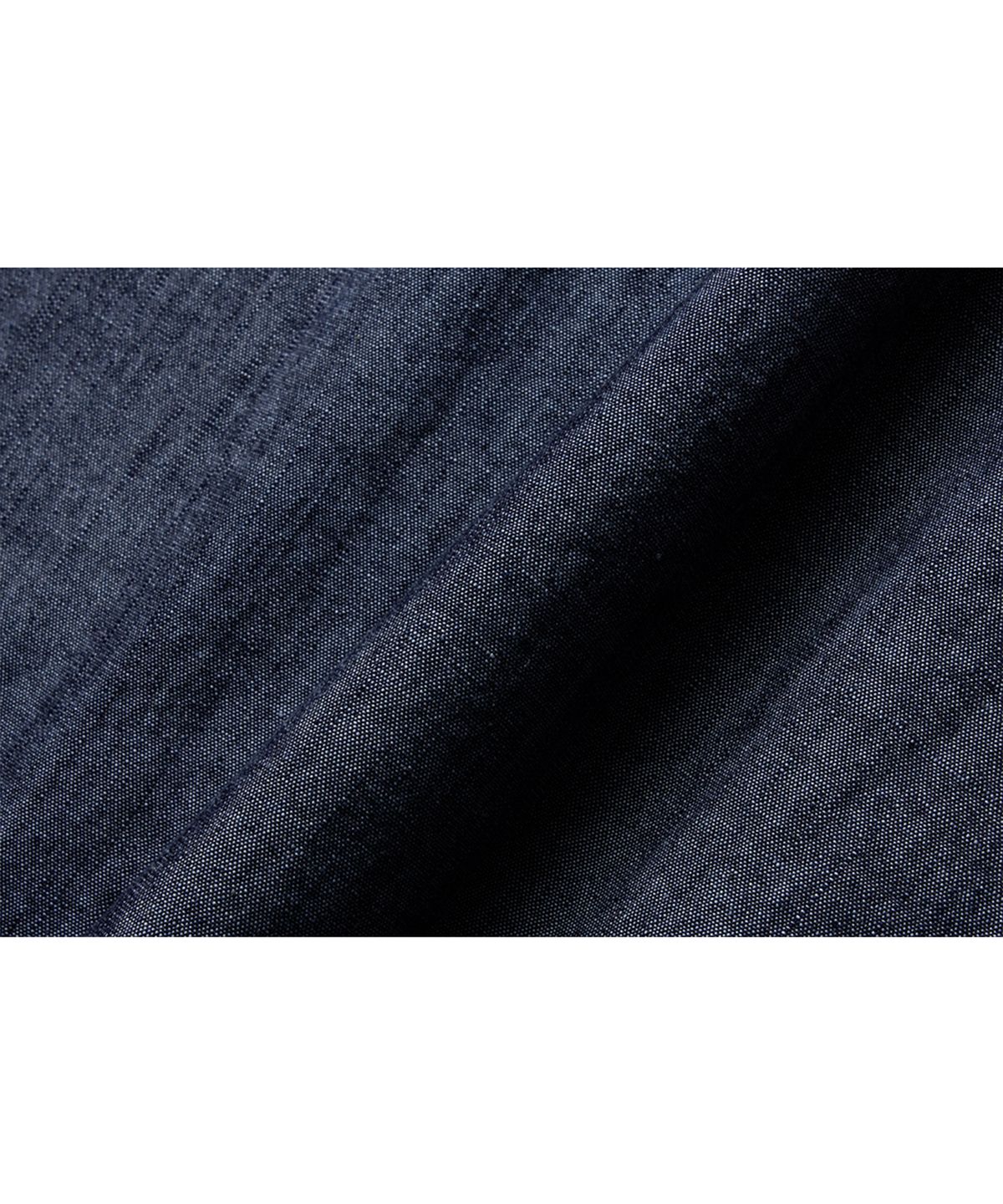 더 레스큐(THE RESQ) CHAMBRAY TEDDY OVERSHIRT [DARK INDIGO]