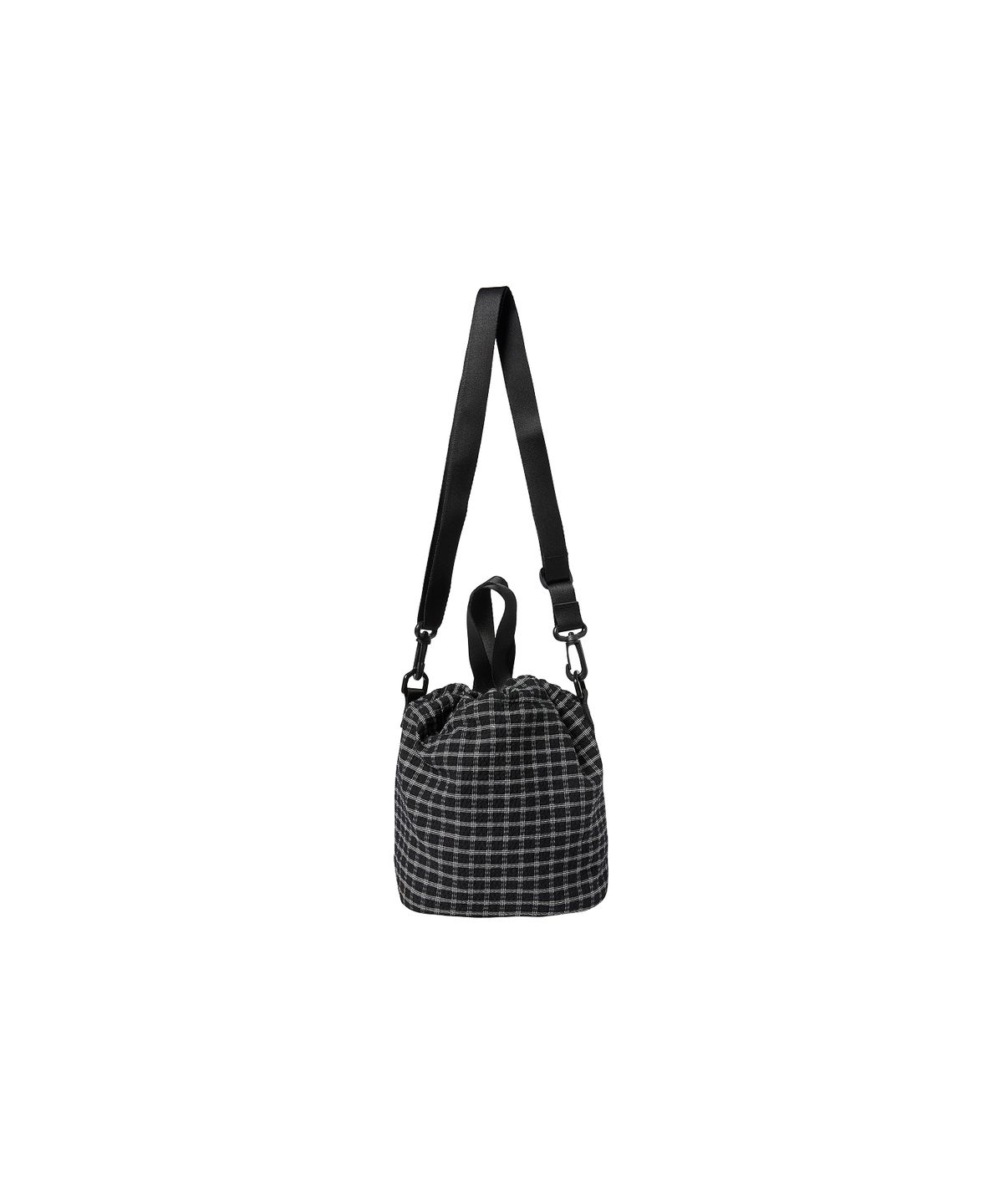 꼬모니노즈(COMONINOZ) [CN]CHECK BUCKET BAG [2 COLOR]