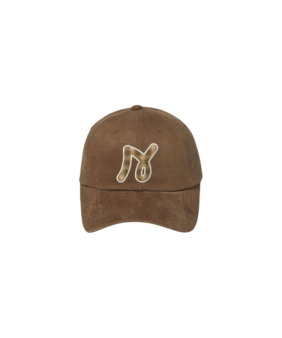 꼬모니노즈(COMONINOZ) [CN]N CHECK BALL CAP [2 COLOR]