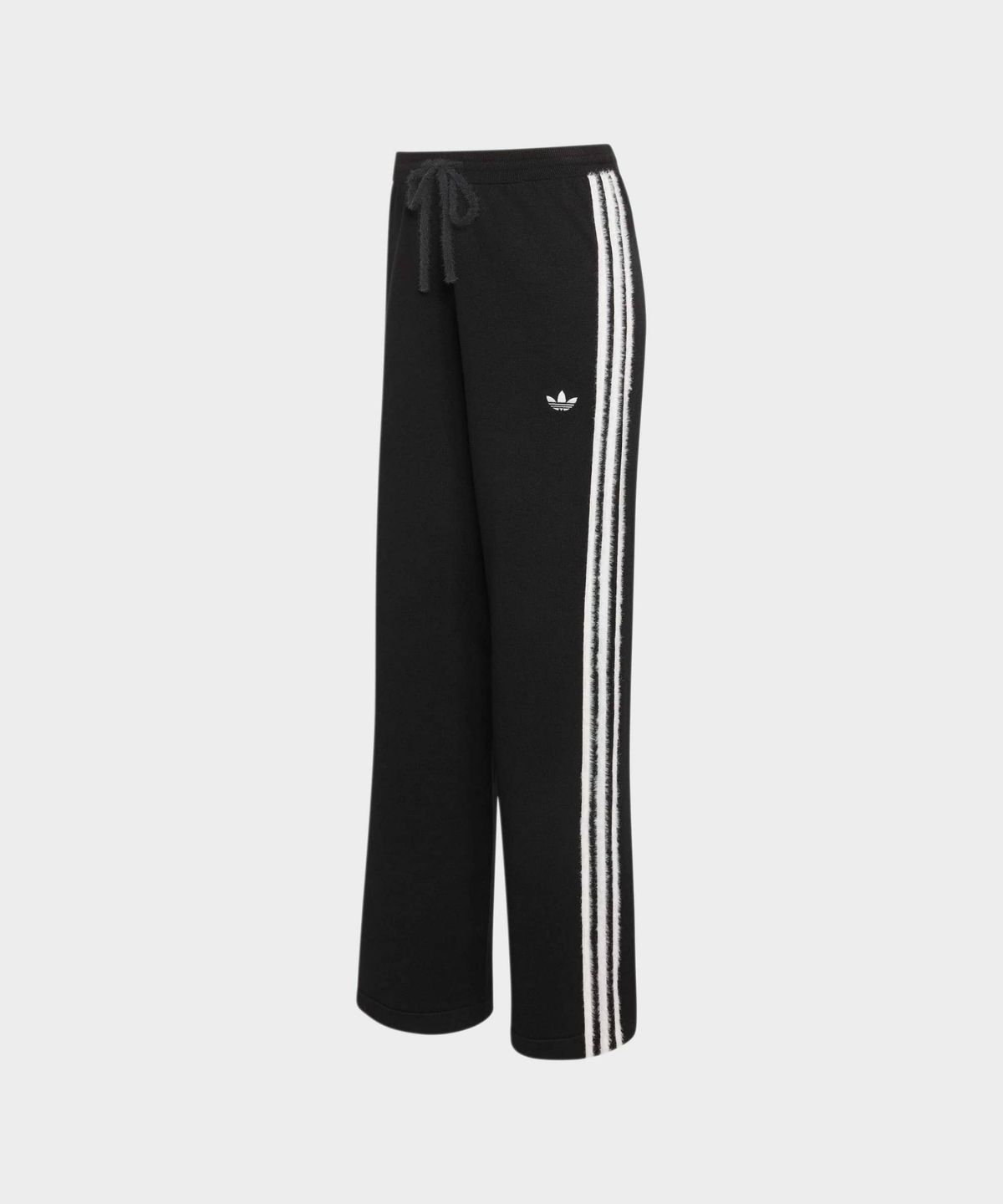 아디다스(ADIDAS) 니트 파이어버드 트랙 팬츠 - 블랙:화이트 / KS9363