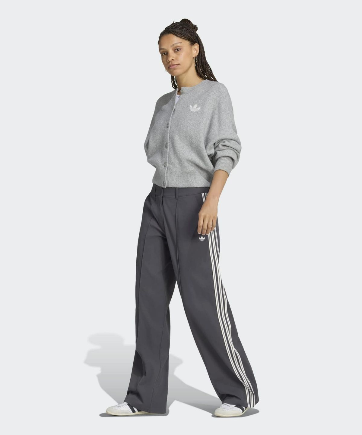 아디다스(ADIDAS) 파이어버드 트랙 팬츠 - 블랙:화이트 / KR9105